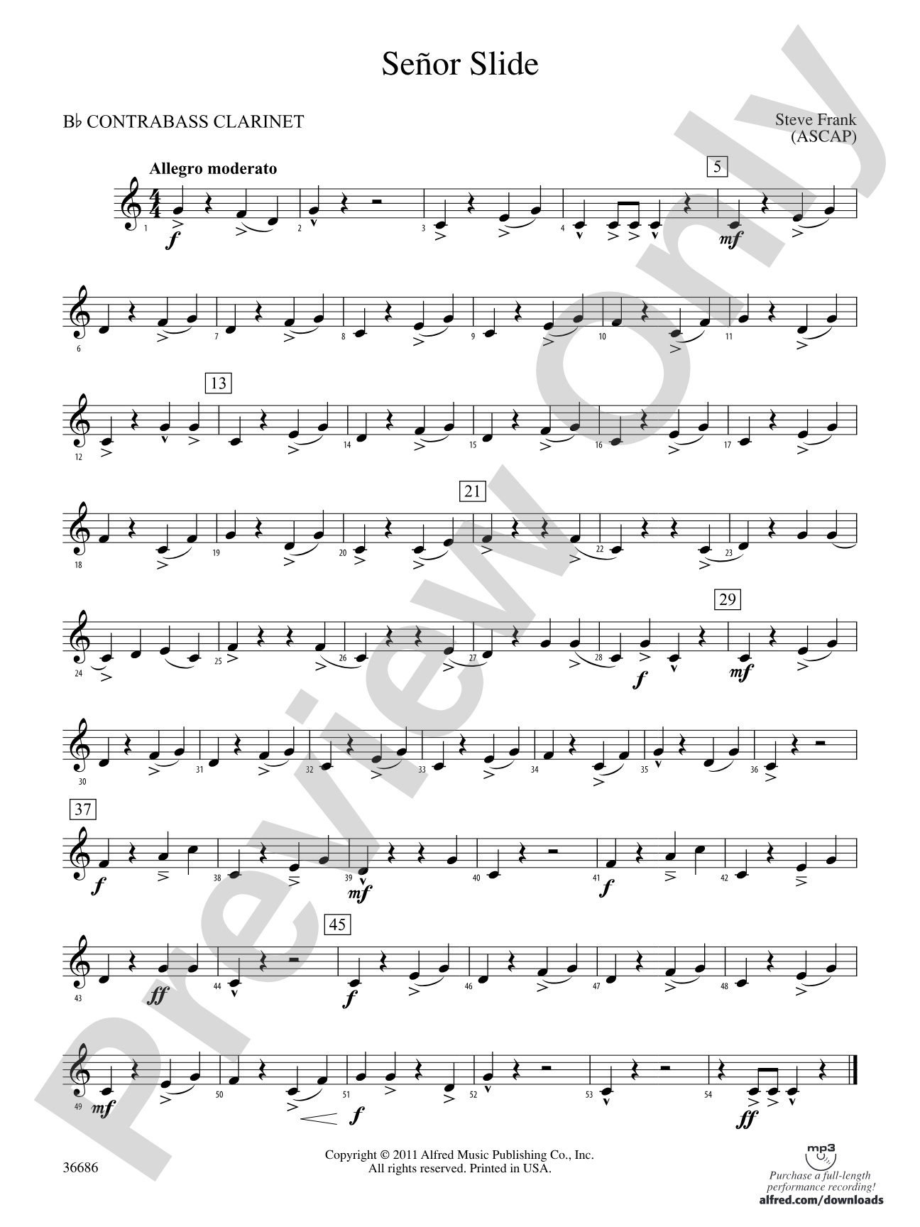 Señor Slide: (wp) B-flat Contrabass Clarinet