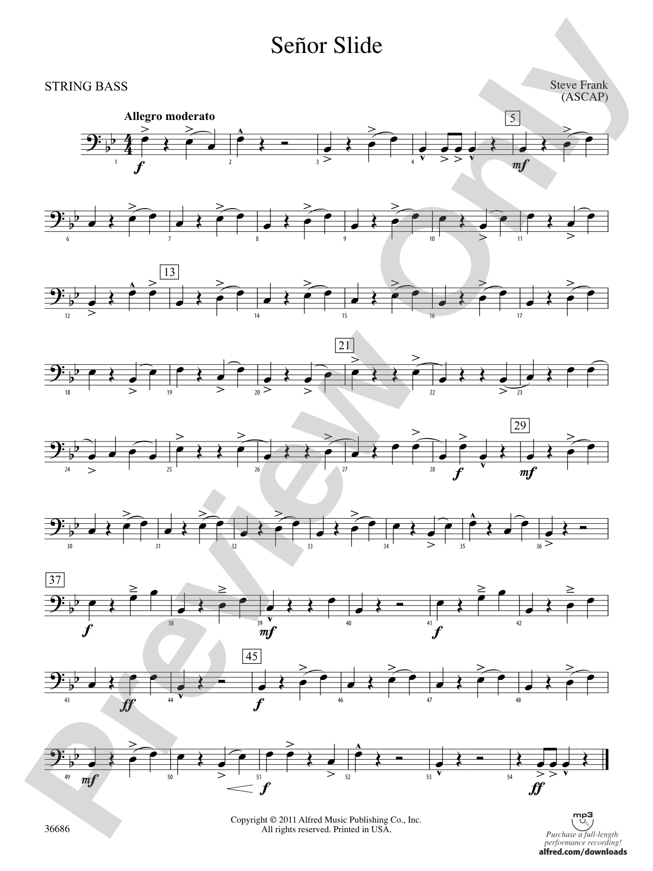 Señor Slide: (wp) String Bass
