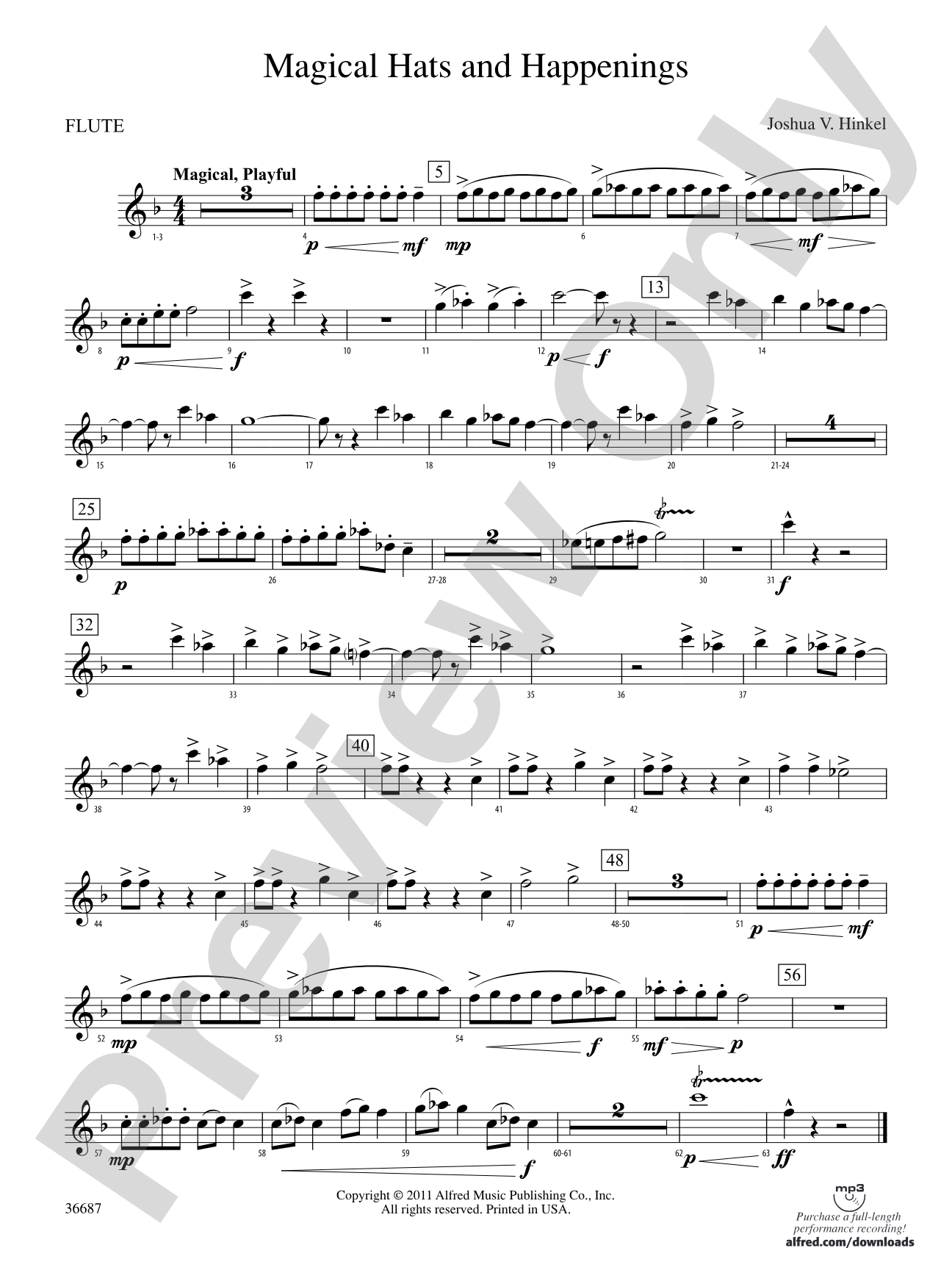 Magical Hats and Happenings: Flute