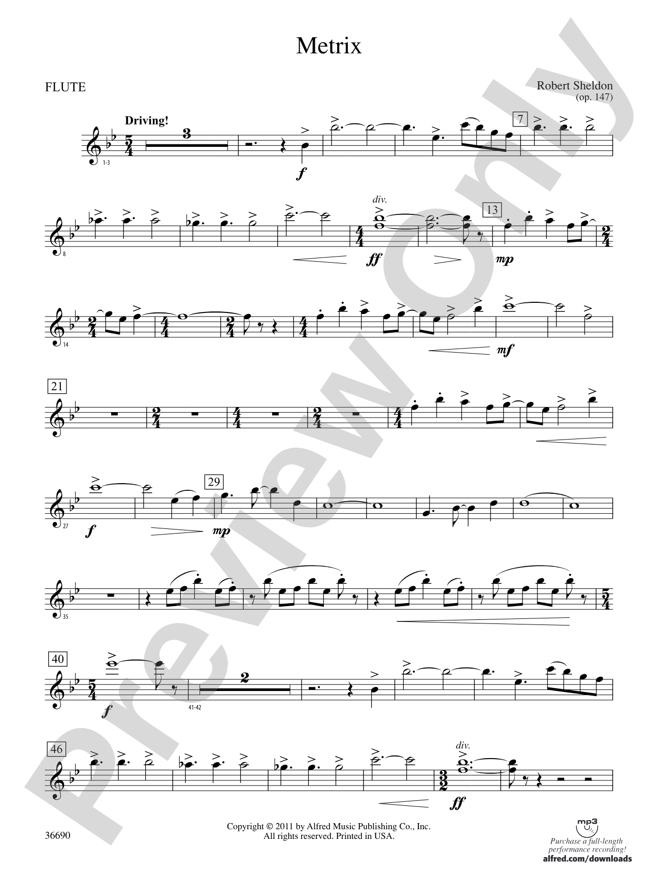 Metrix: Flute