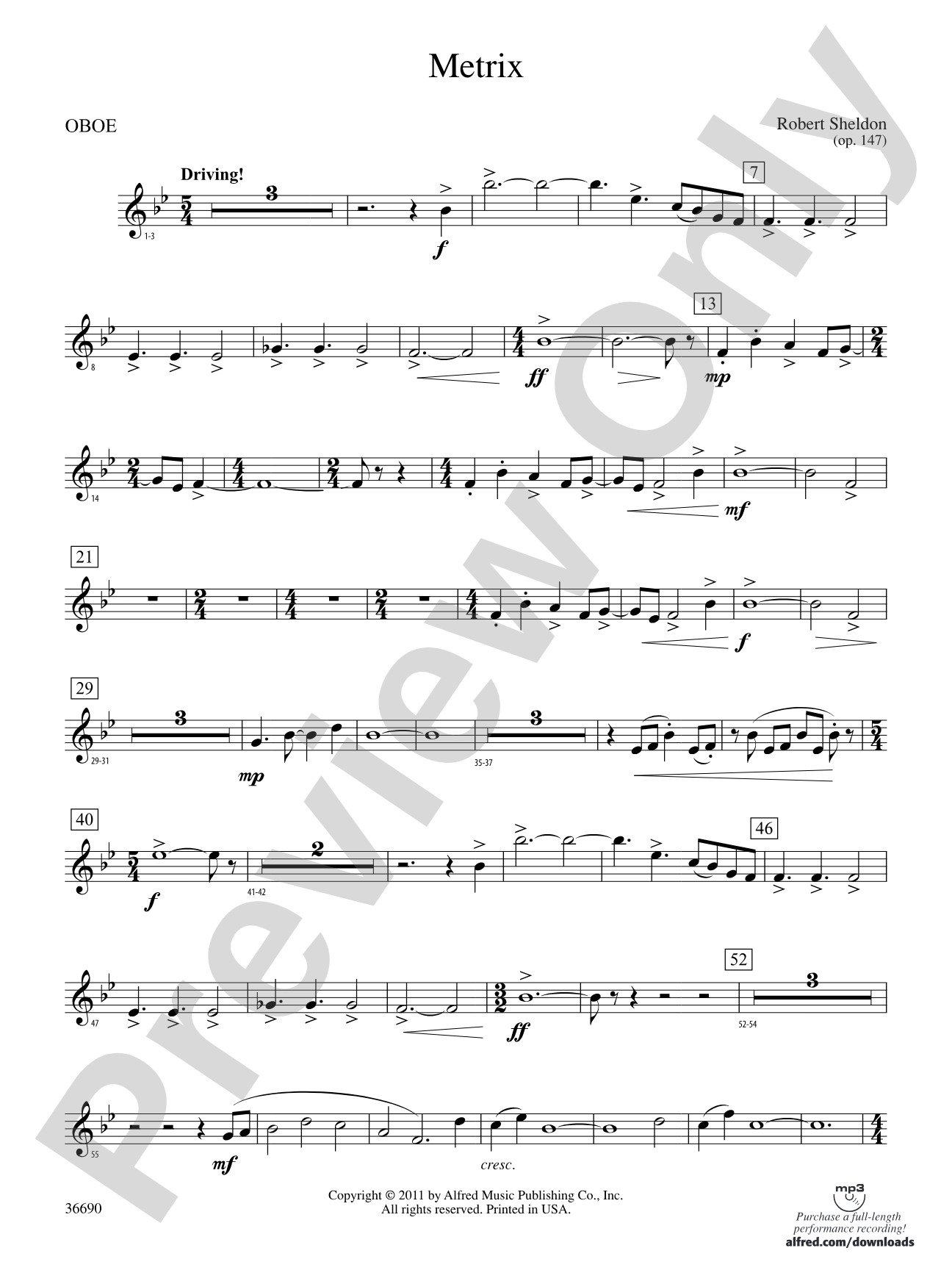 Metrix: Oboe