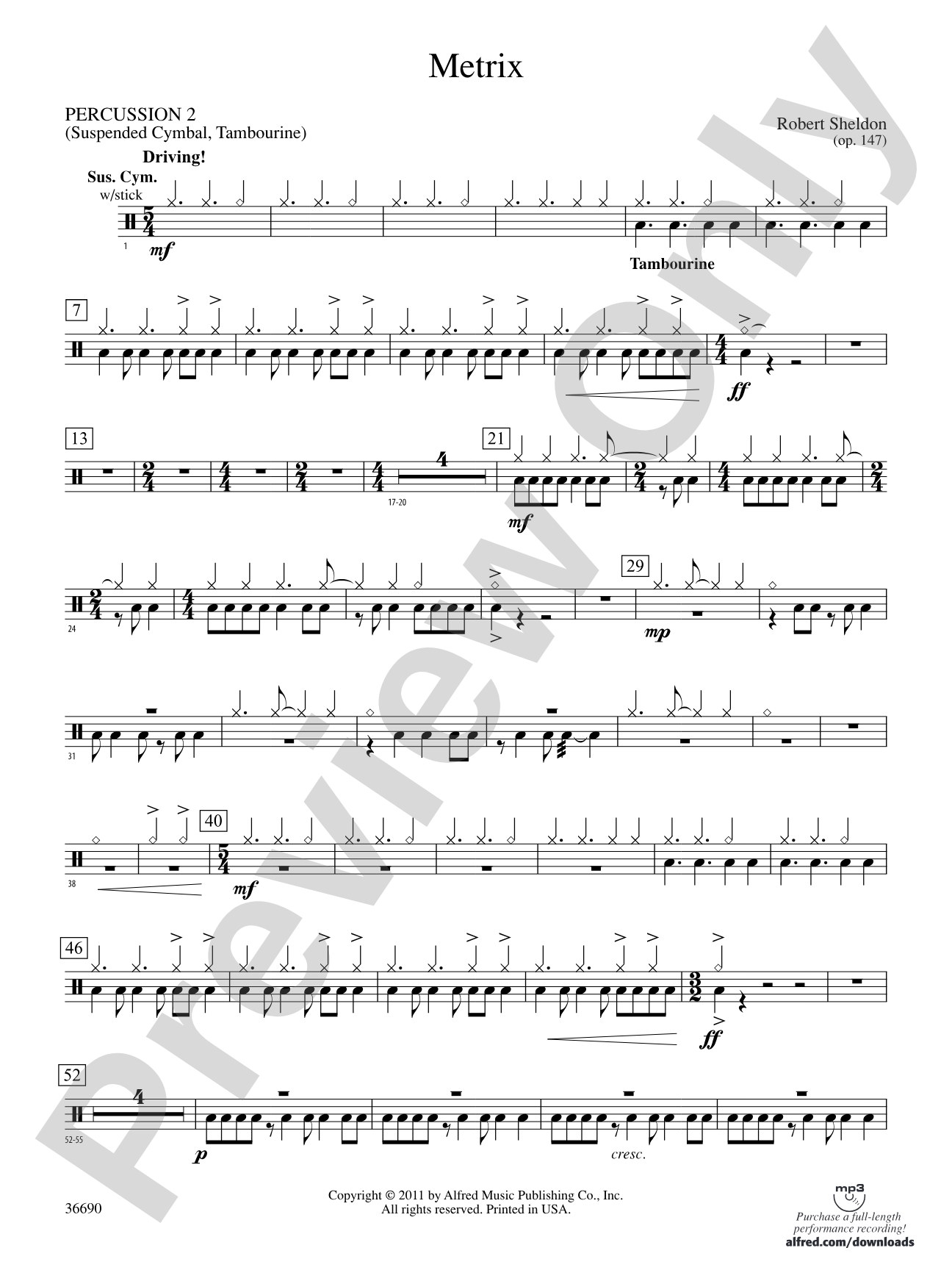 Metrix: 2nd Percussion