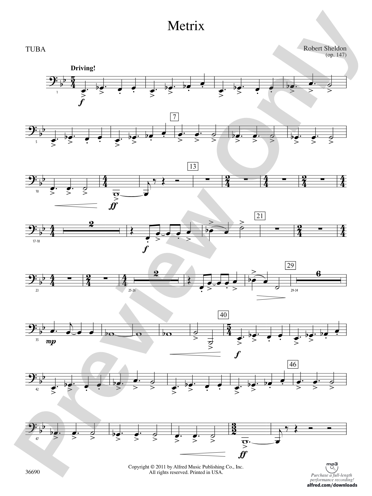 Metrix: Tuba