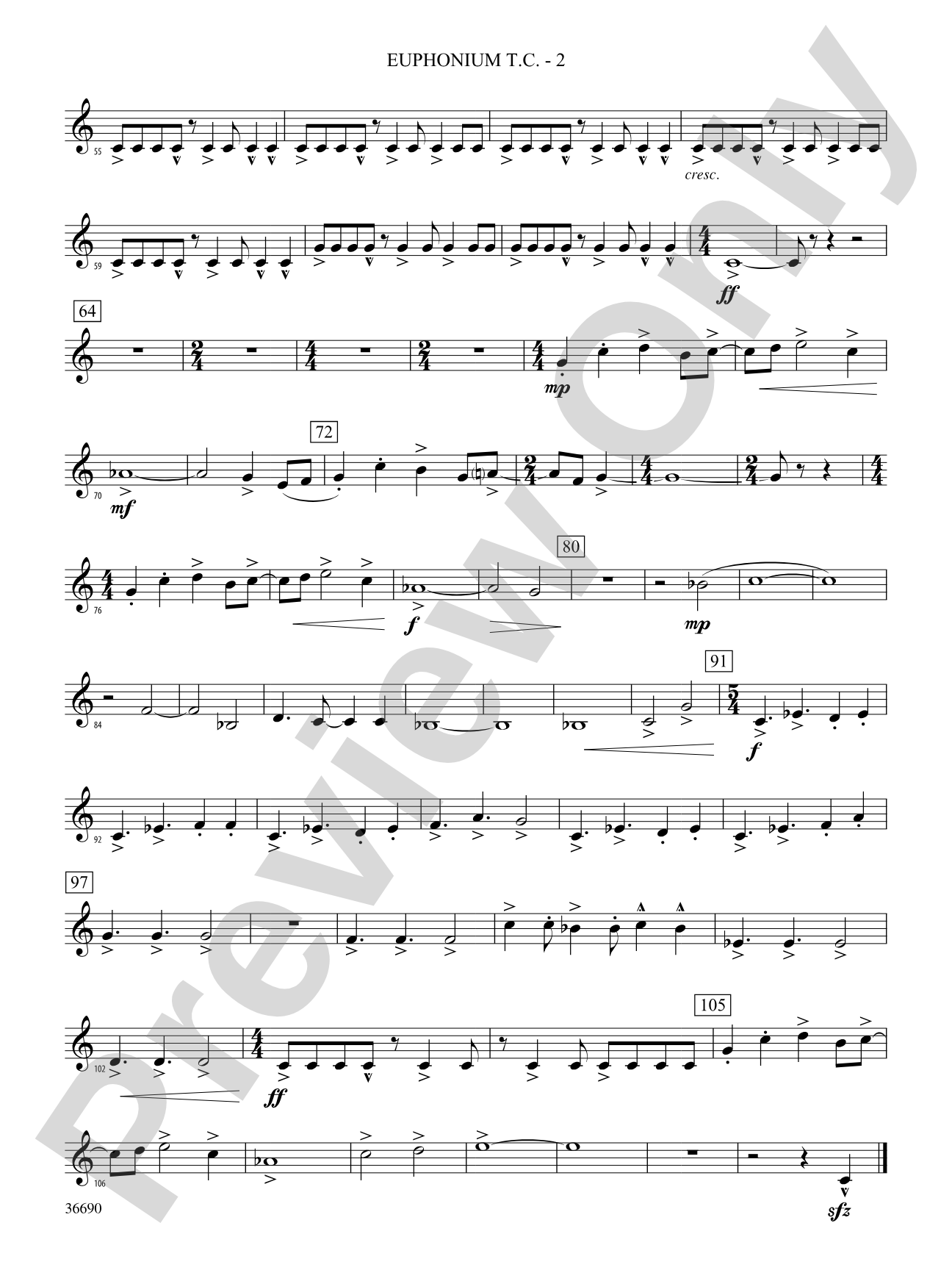 Metrix: (wp) Baritone T.C.