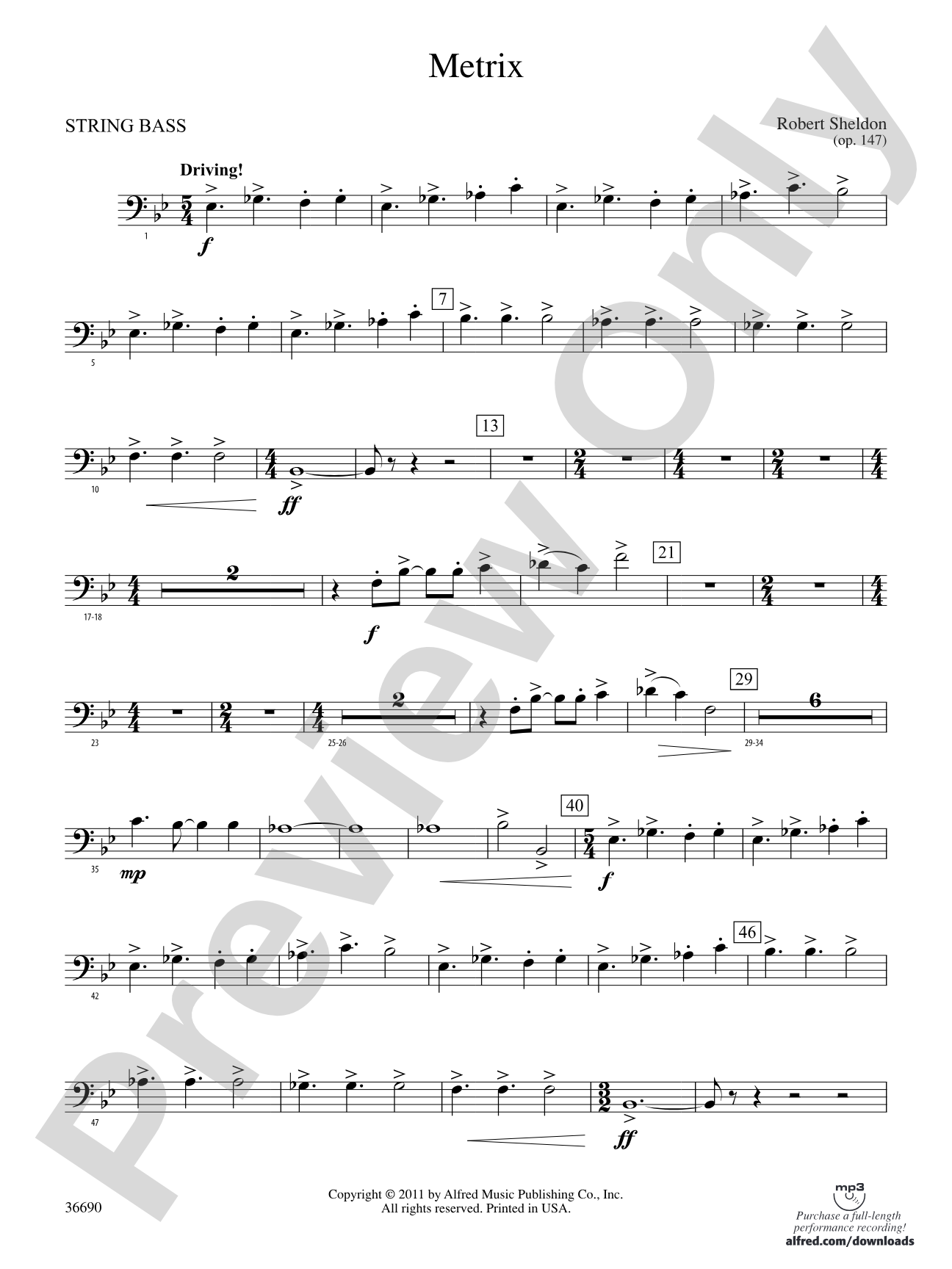 Metrix: (wp) String Bass