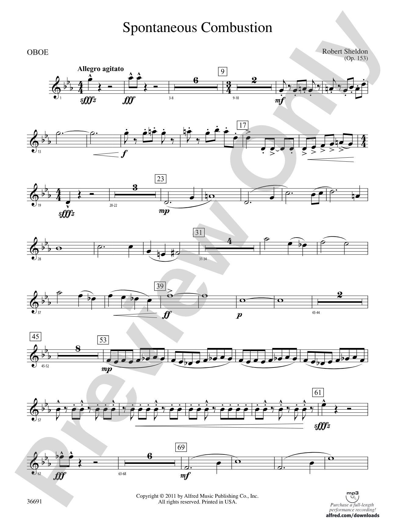 Spontaneous Combustion: Oboe