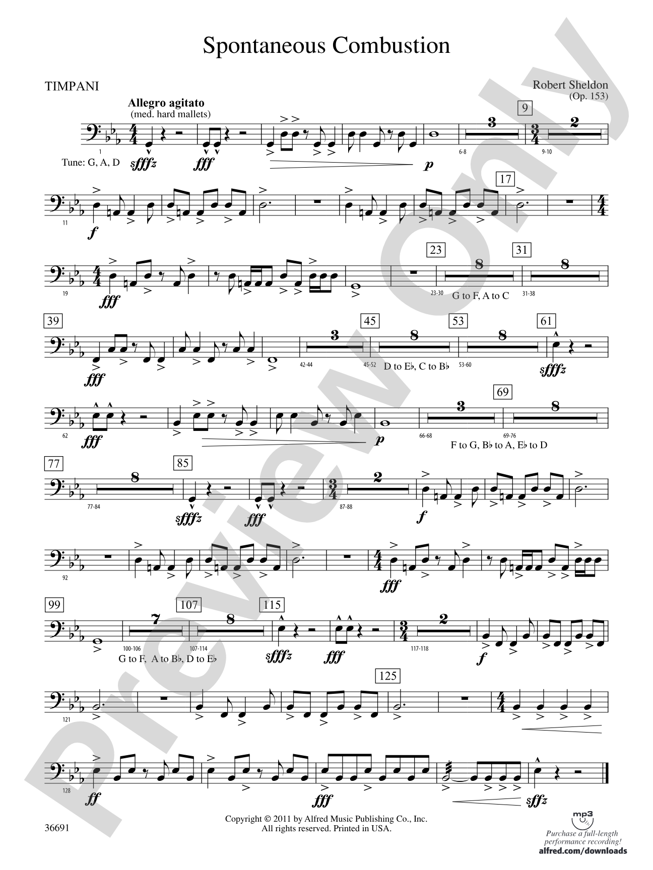 Spontaneous Combustion: Timpani