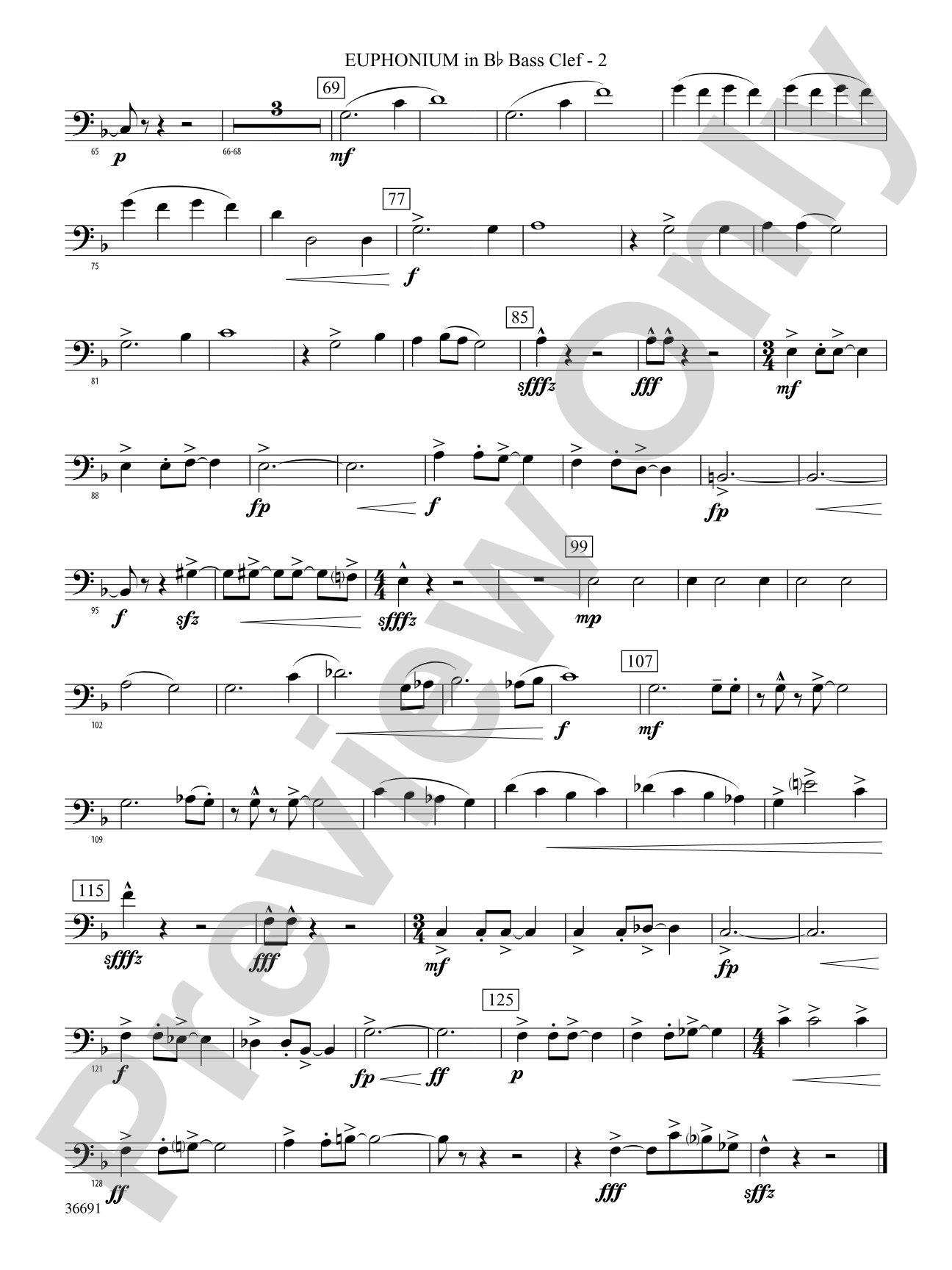 Spontaneous Combustion: (wp) B-flat Baritone B.C.