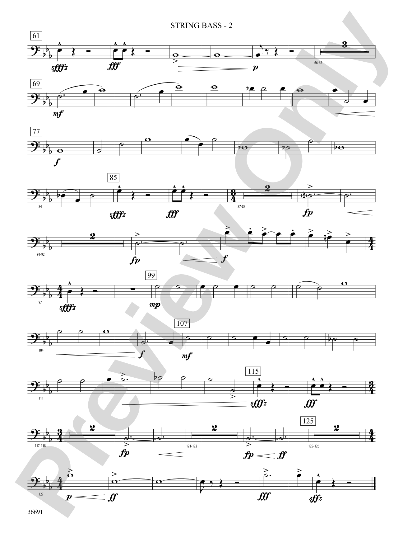 Spontaneous Combustion: (wp) String Bass