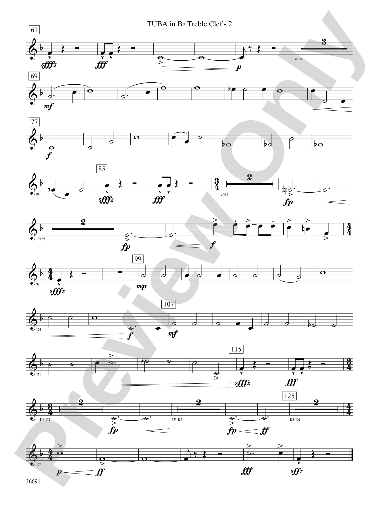 Spontaneous Combustion: (wp) B-flat Tuba T.C.