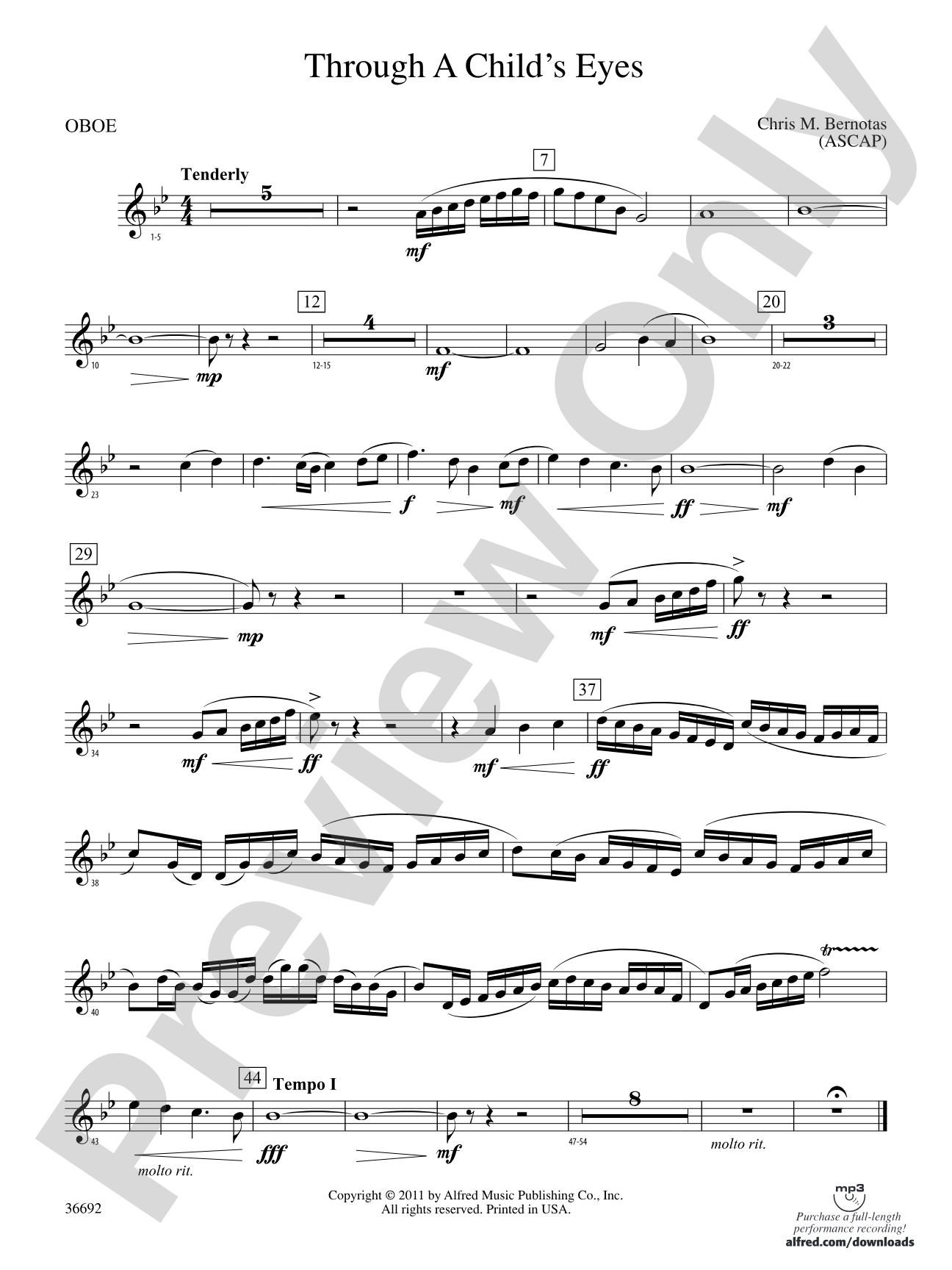Through a Child's Eyes: Oboe