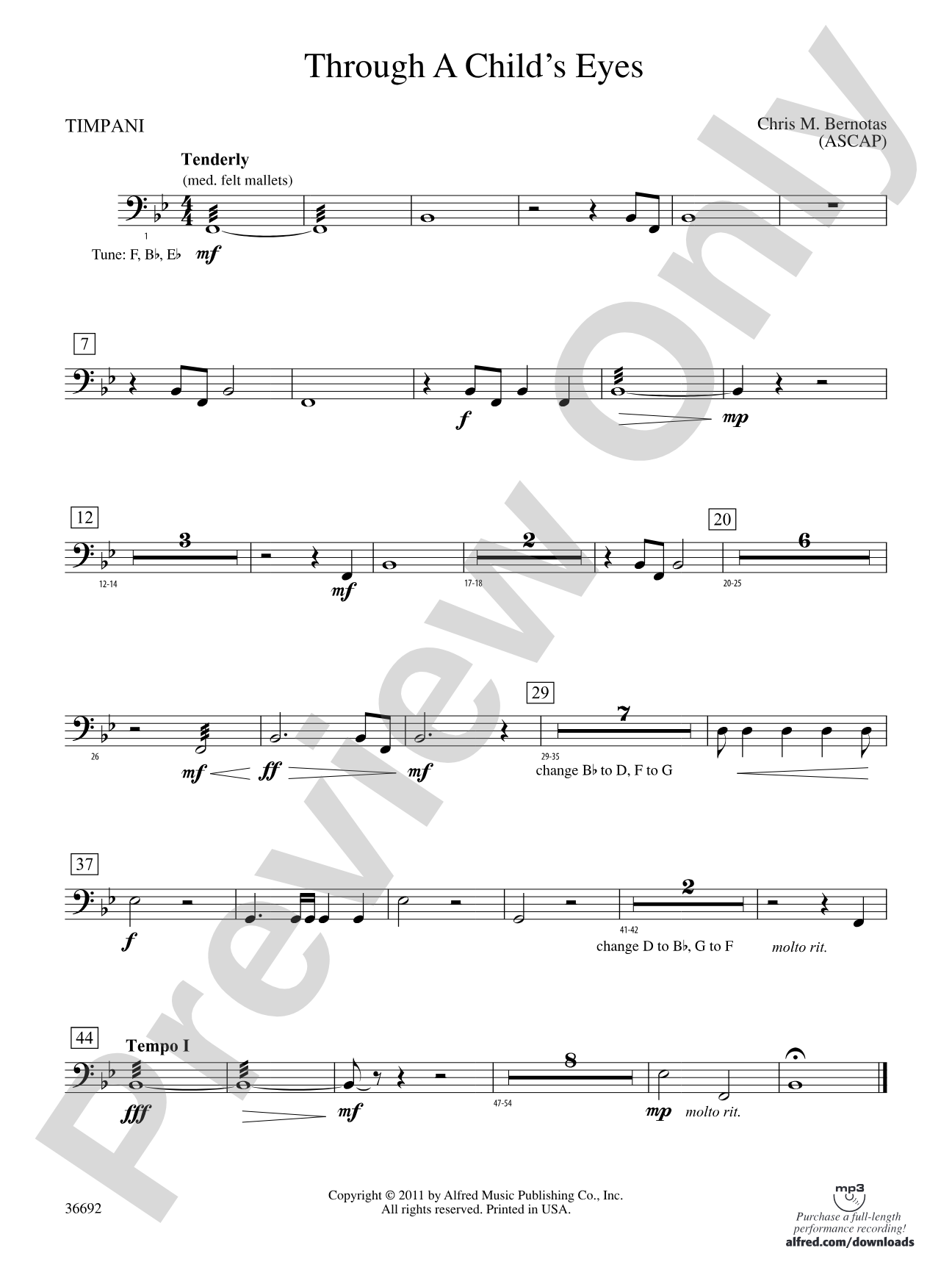 Through a Child's Eyes: Timpani