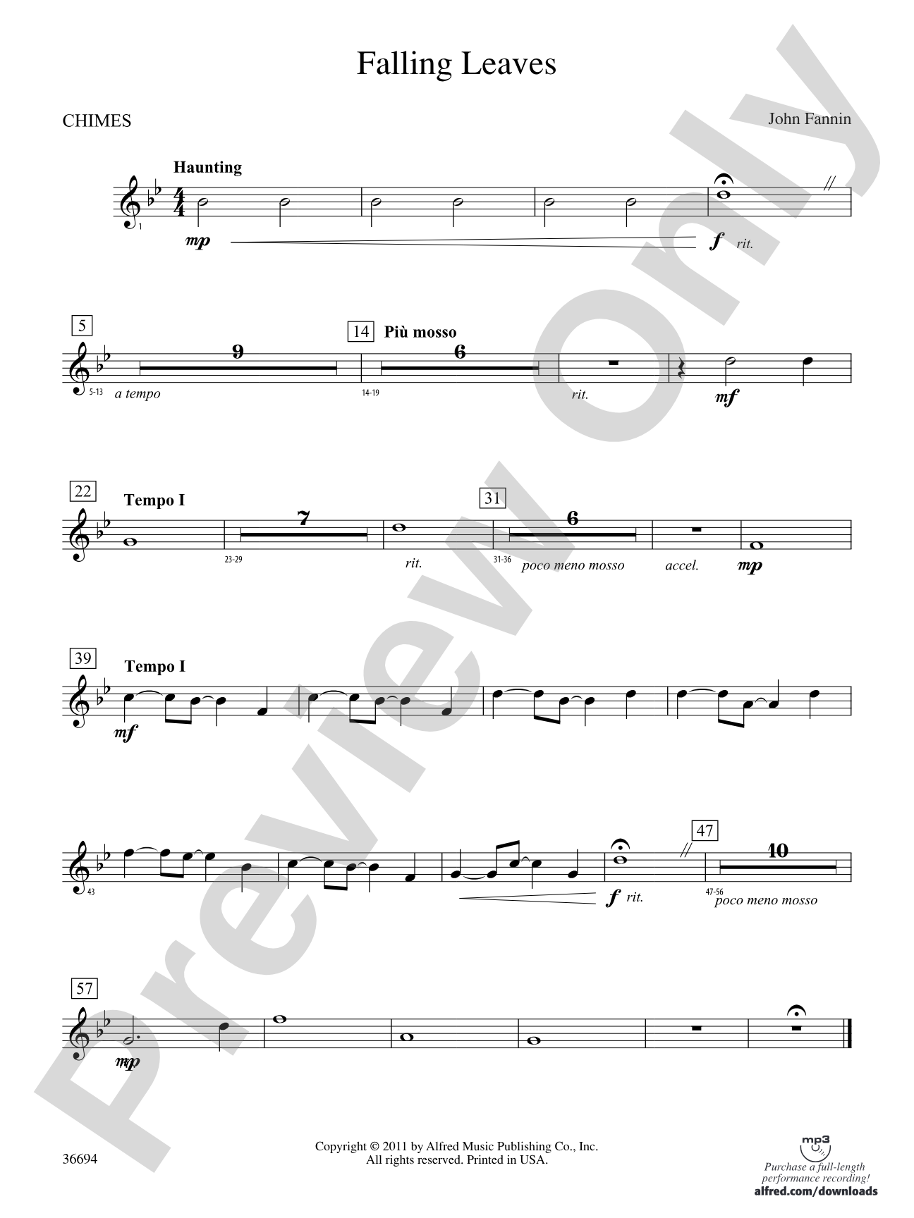 Falling Leaves: Chimes