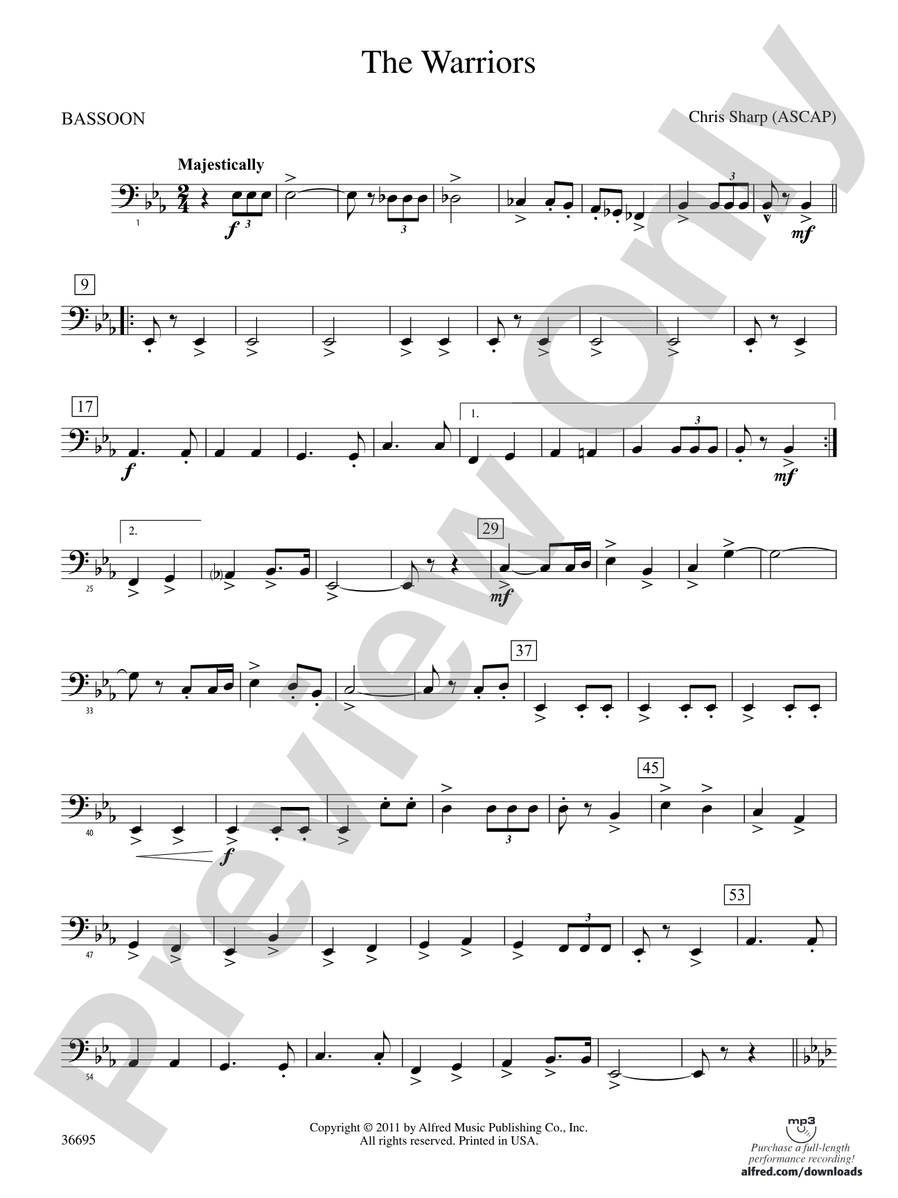 The Warriors: Bassoon