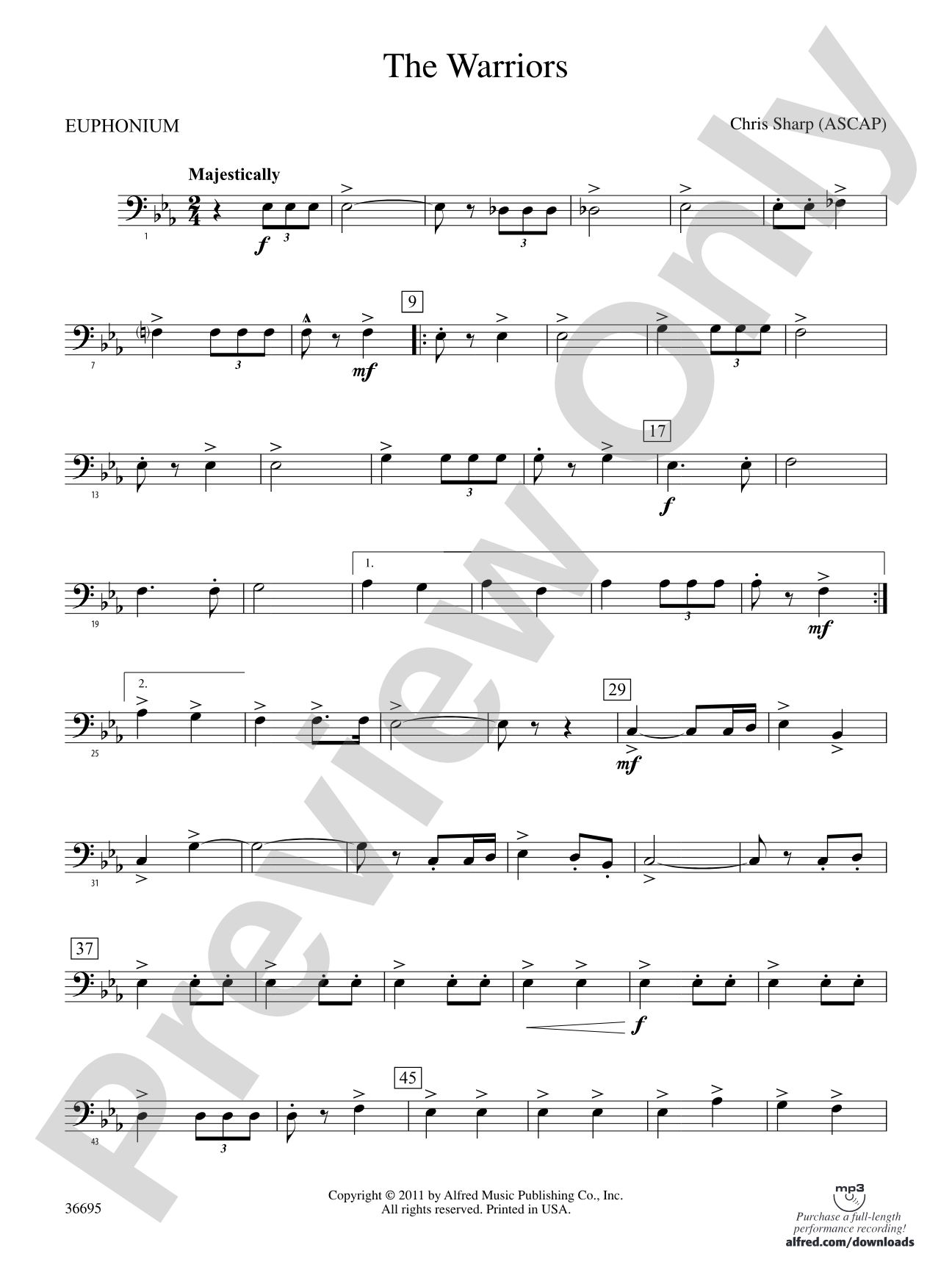 The Warriors: Baritone B.C.