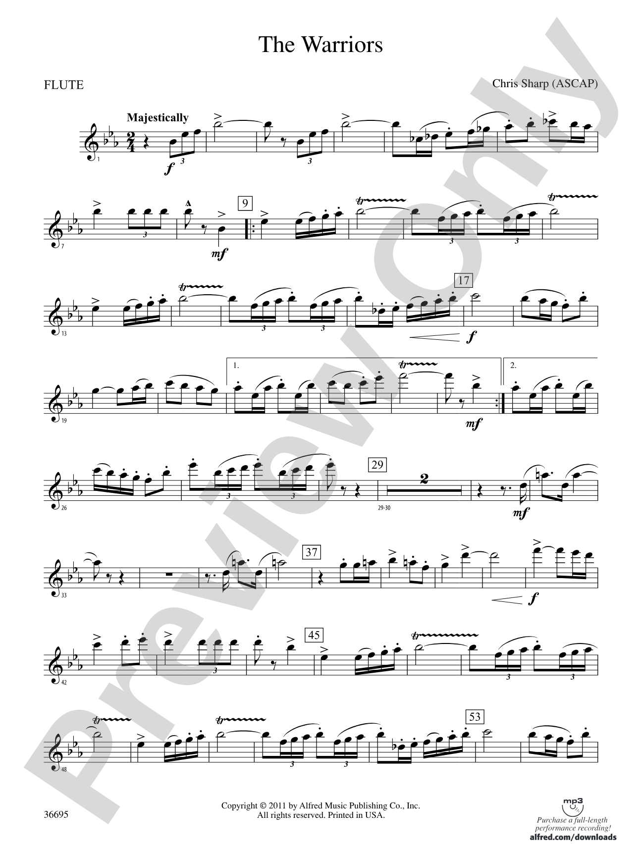 The Warriors: Flute