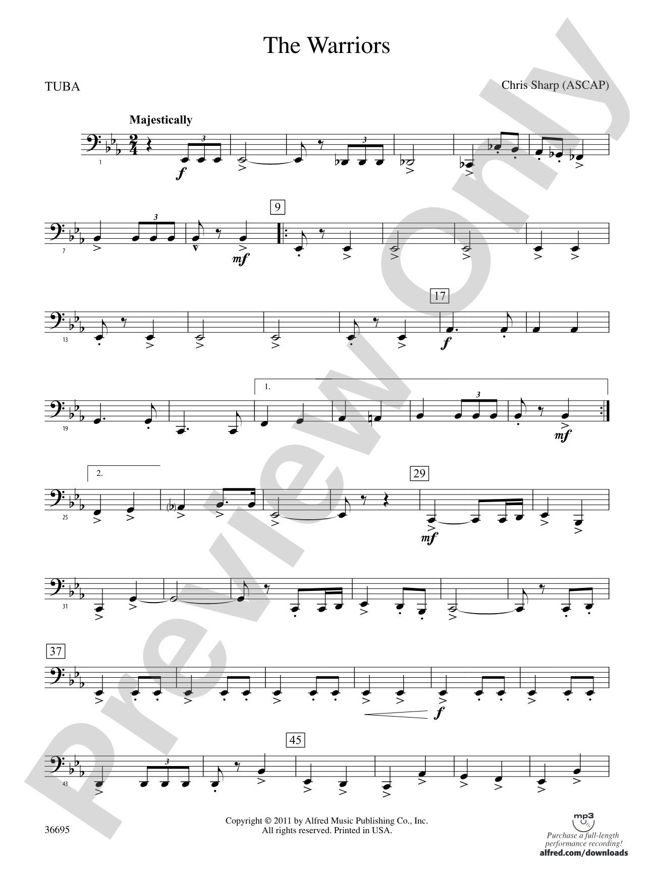 The Warriors: Tuba