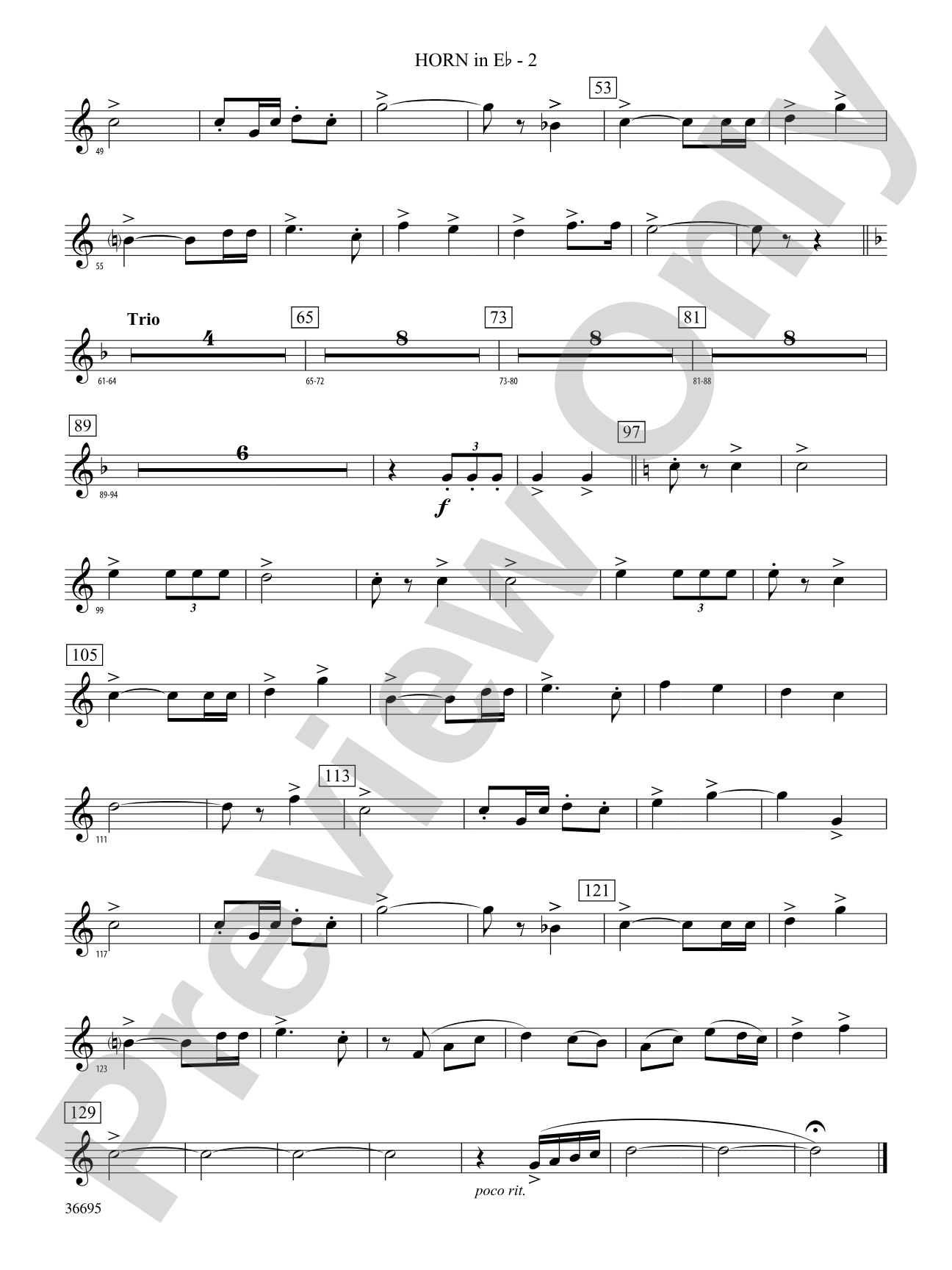 The Warriors: (wp) 1st Horn in E-flat