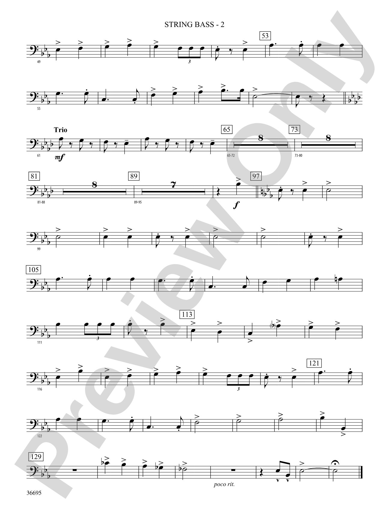 The Warriors: (wp) String Bass