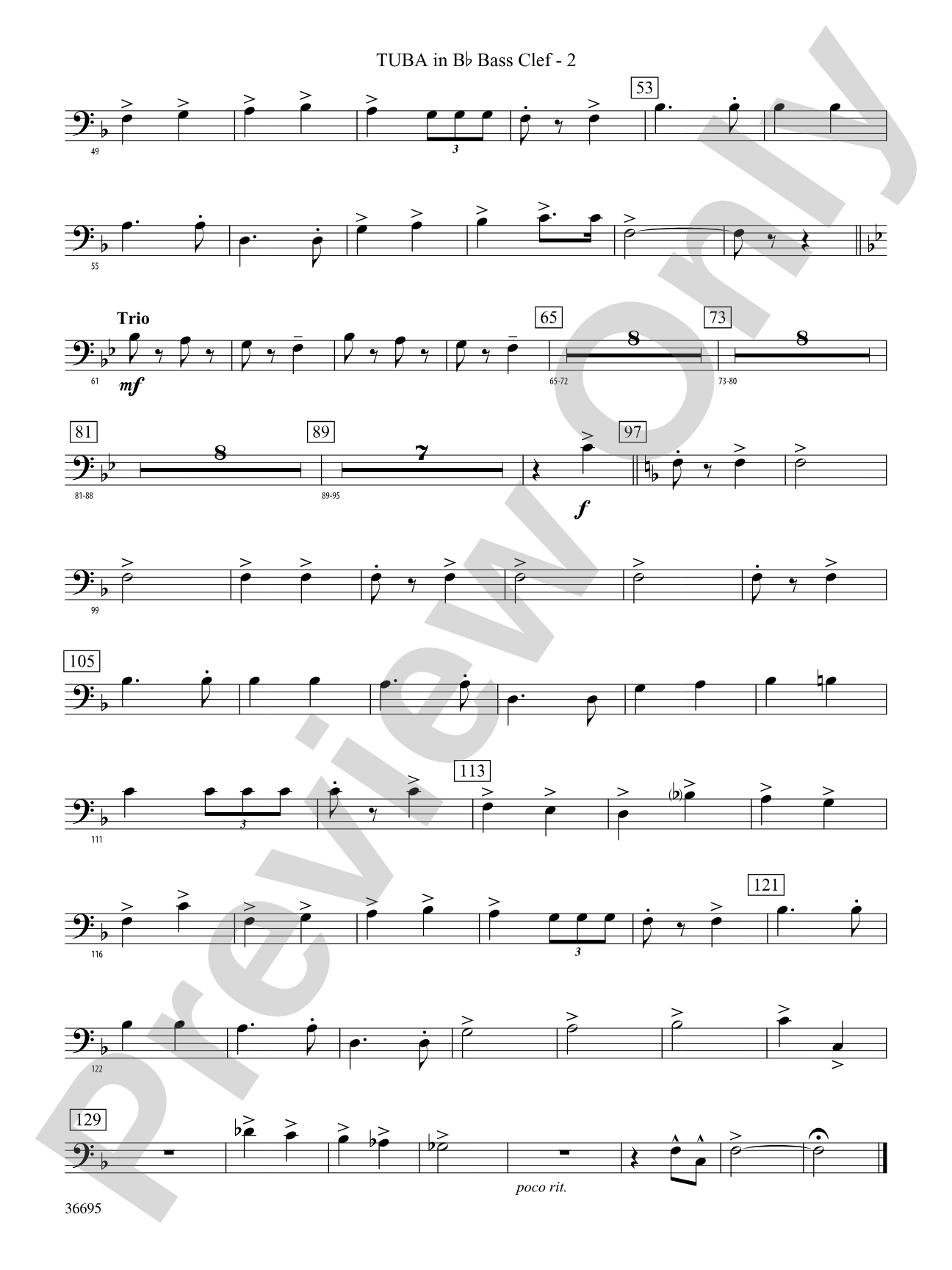 The Warriors: (wp) B-flat Tuba B.C.
