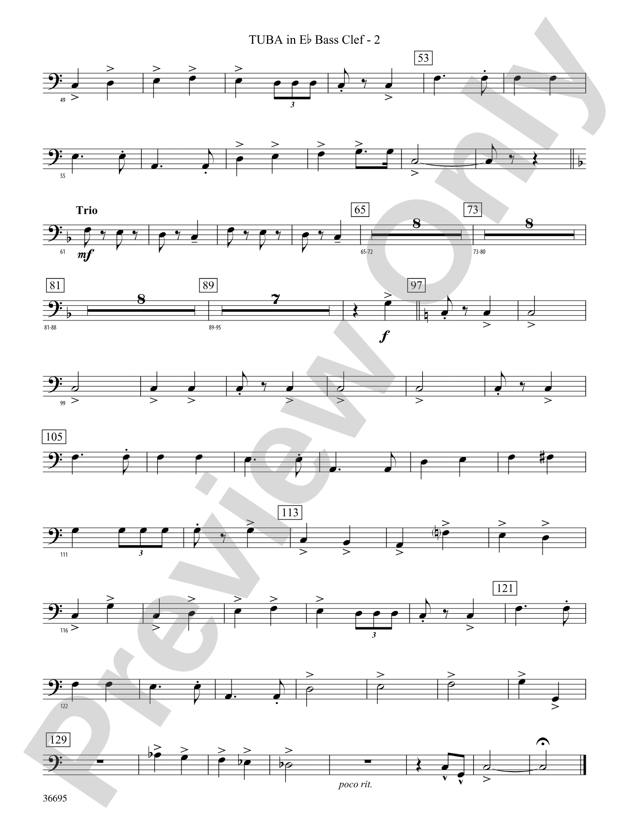 The Warriors: (wp) E-flat Tuba B.C.