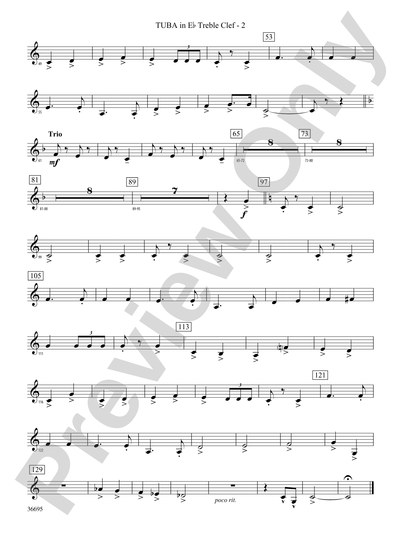 The Warriors: (wp) E-flat Tuba T.C.