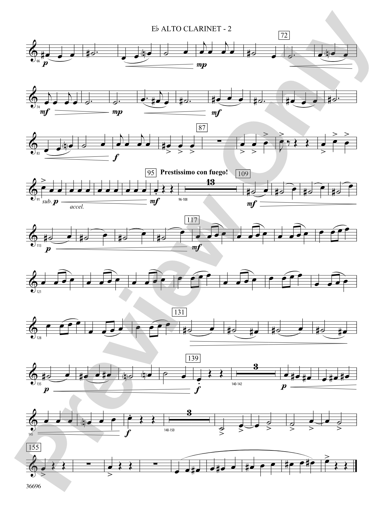 La Madre de los Gatos: (wp) E-flat Alto Clarinet