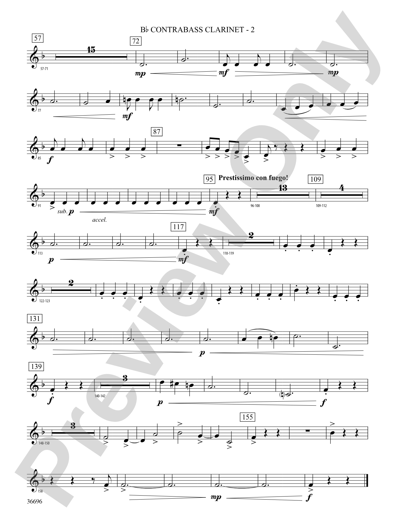 La Madre de los Gatos: (wp) B-flat Contrabass Clarinet