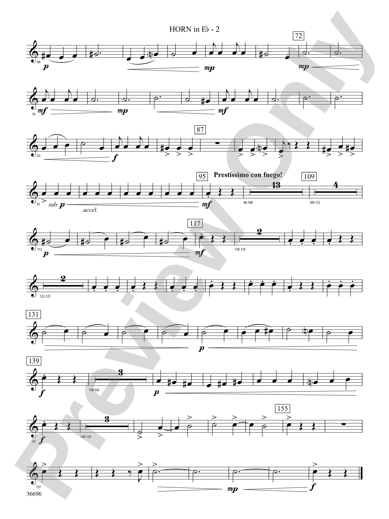 La Madre de los Gatos: (wp) 1st Horn in E-flat