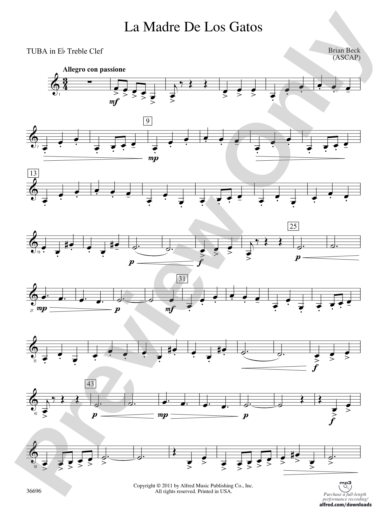 La Madre de los Gatos: (wp) E-flat Tuba T.C.