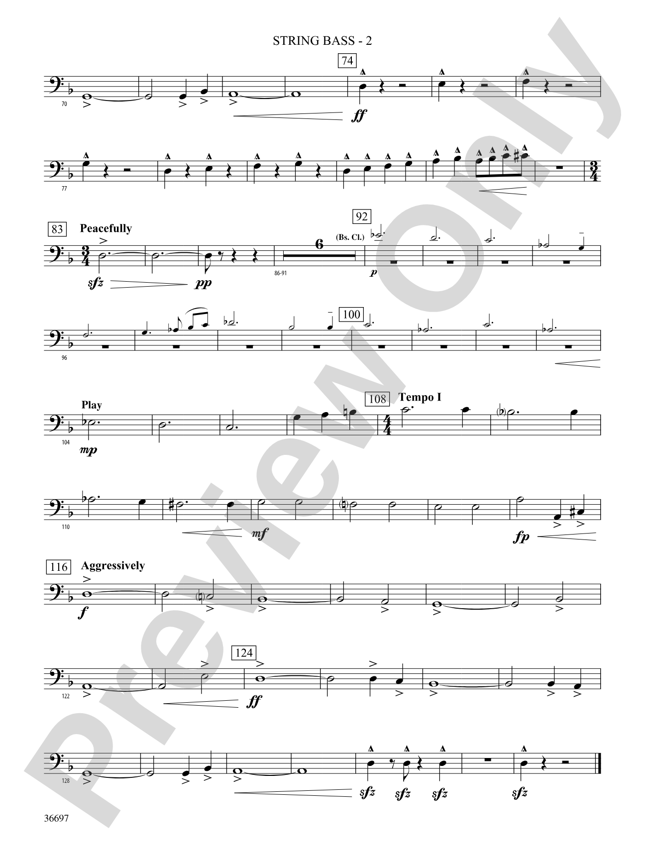 For Honor, For Country: (wp) String Bass