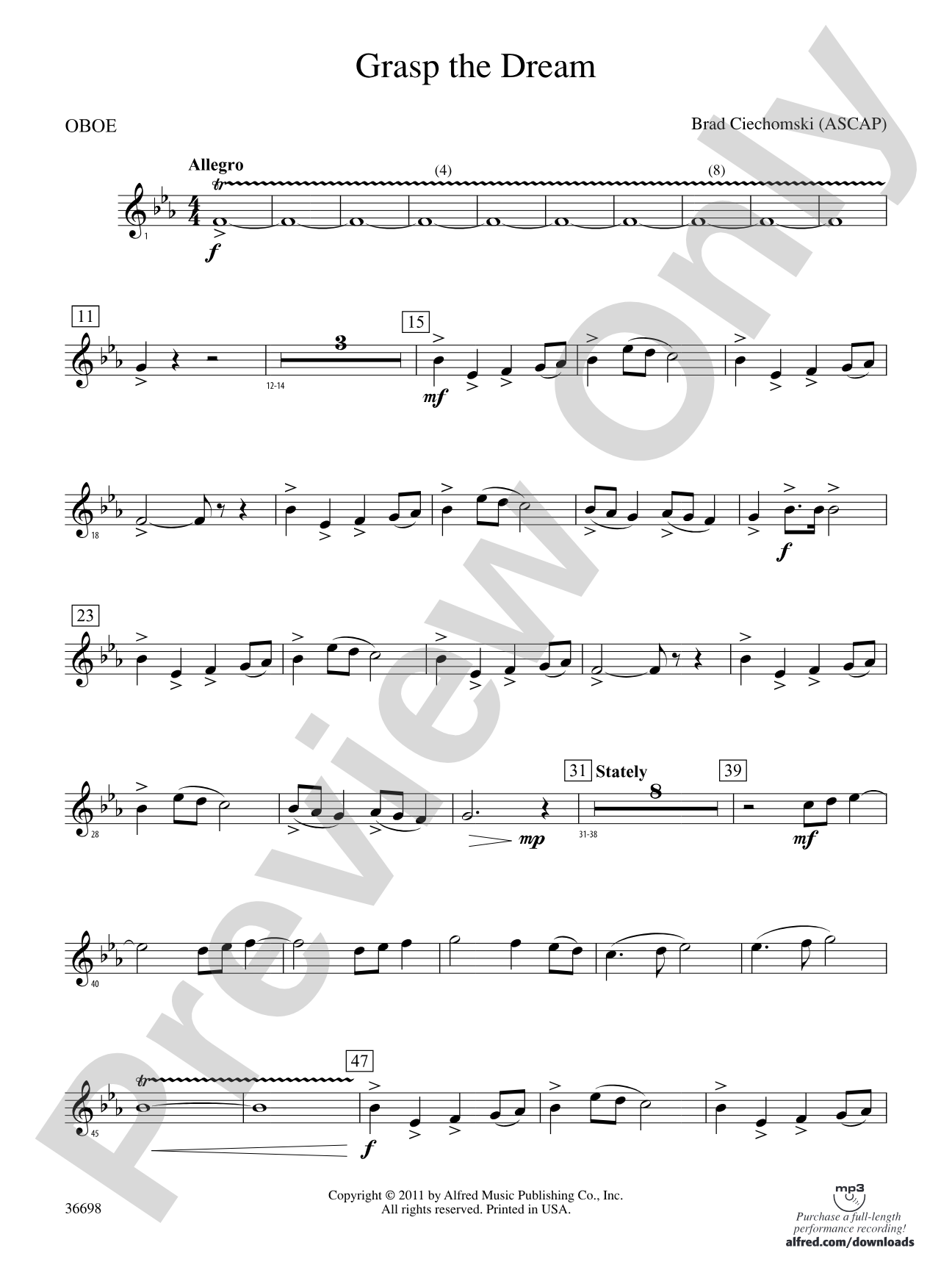Grasp the Dream: Oboe