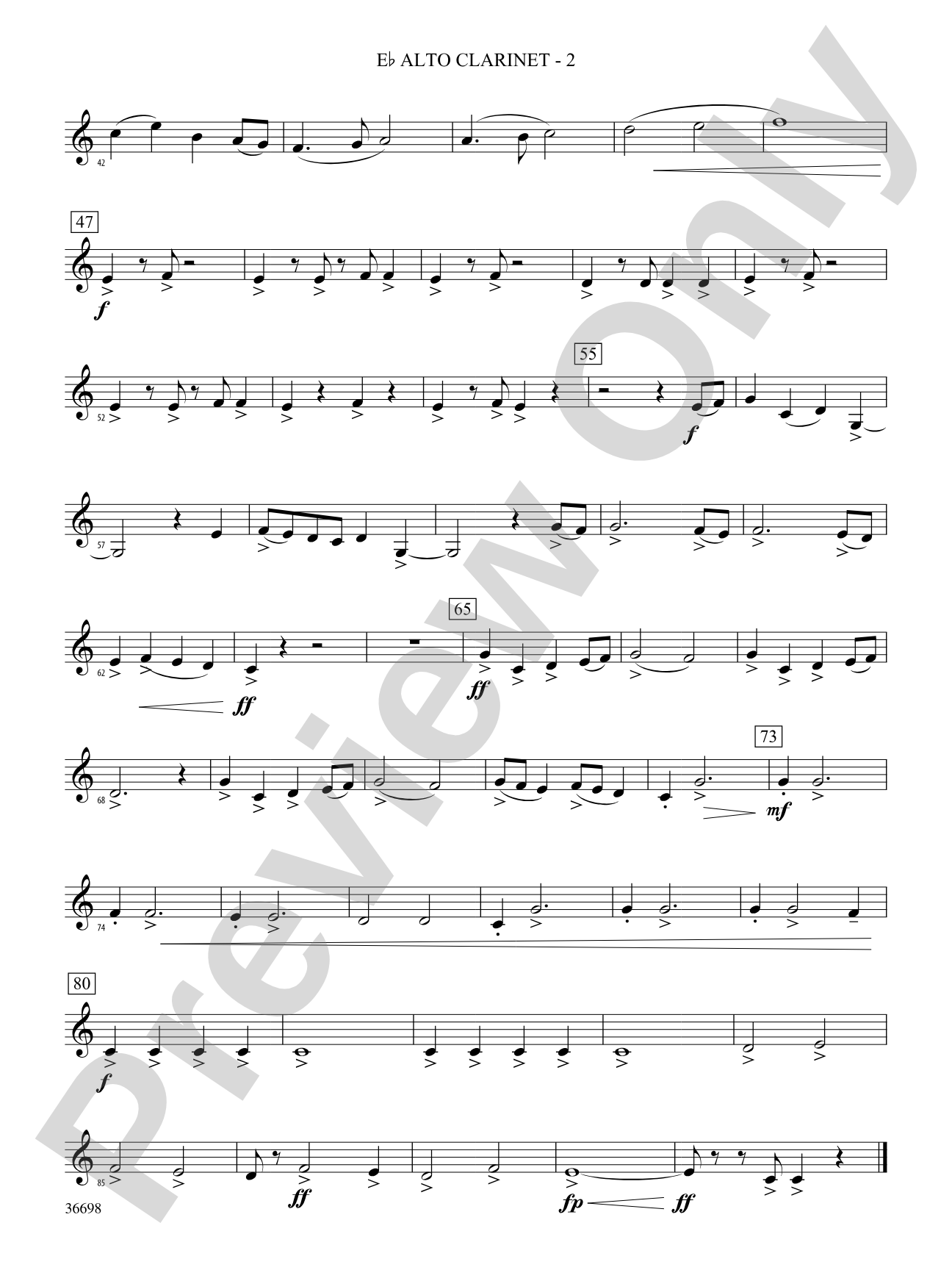 Grasp the Dream: (wp) E-flat Alto Clarinet