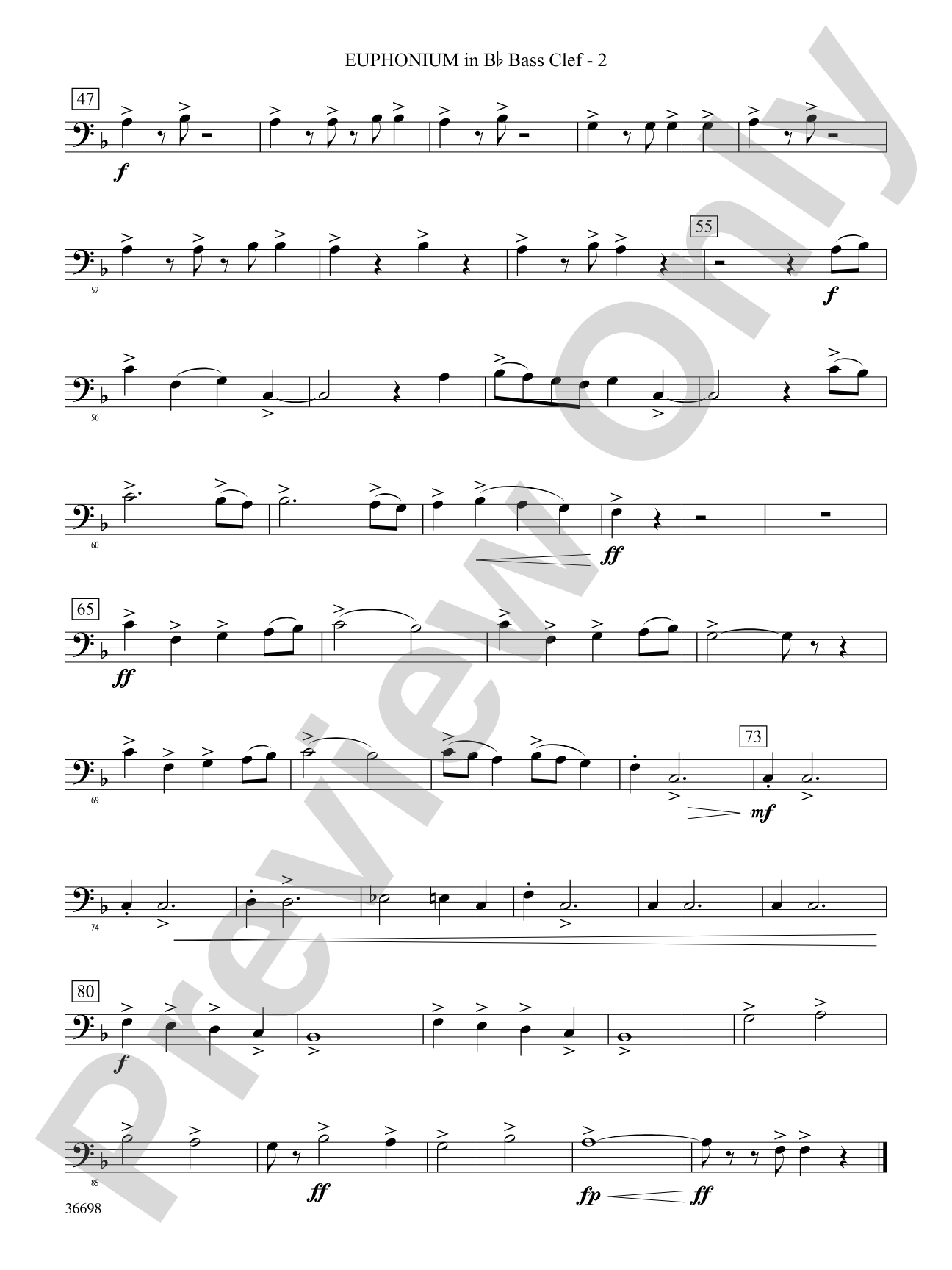 Grasp the Dream: (wp) B-flat Baritone B.C.