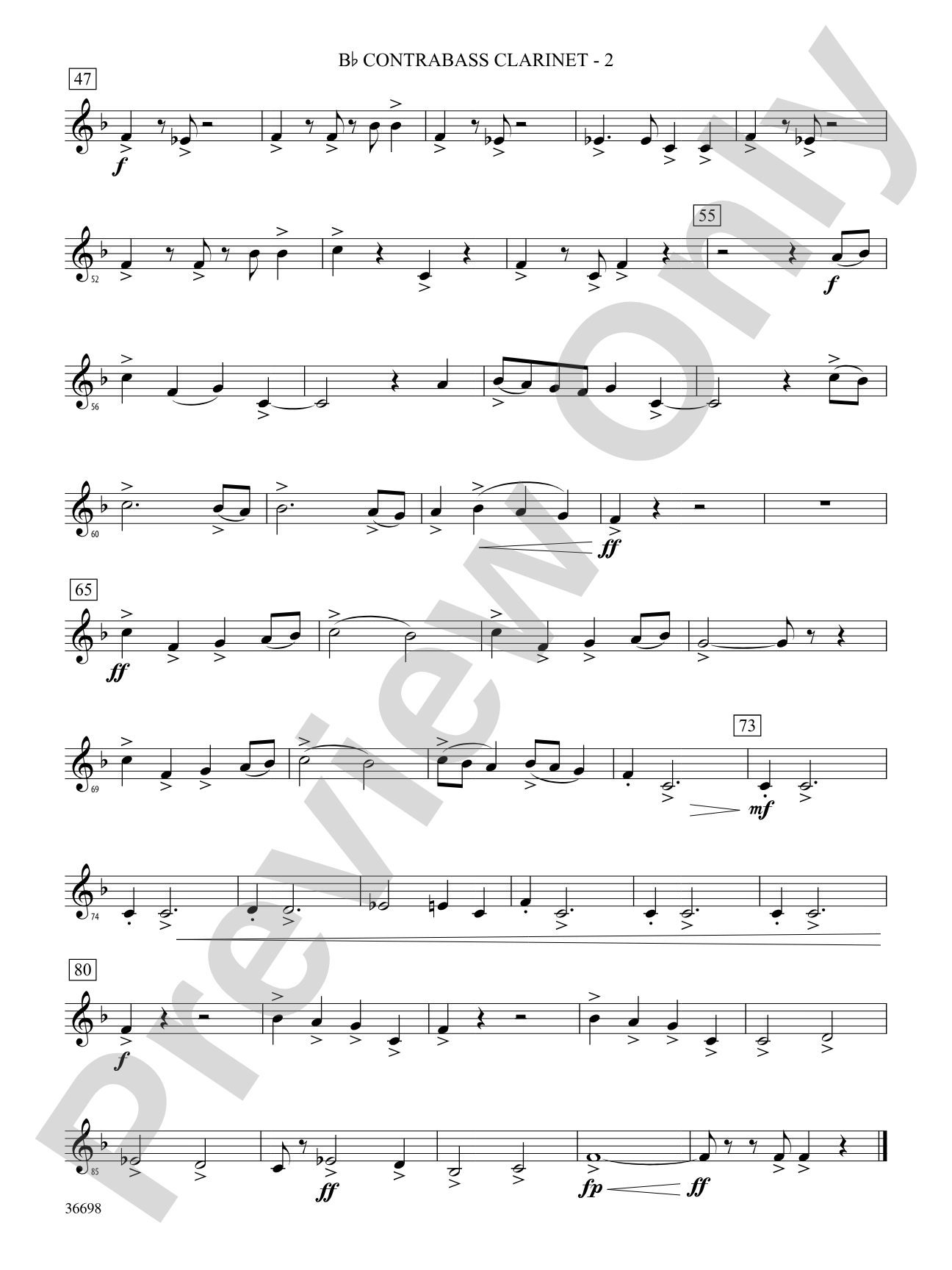 Grasp the Dream: (wp) B-flat Contrabass Clarinet