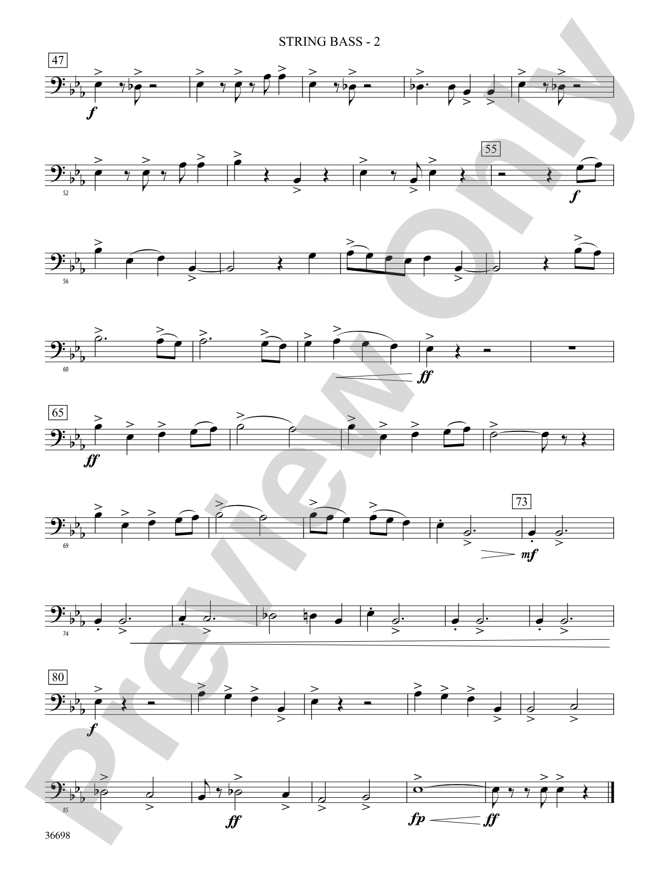 Grasp the Dream: (wp) String Bass