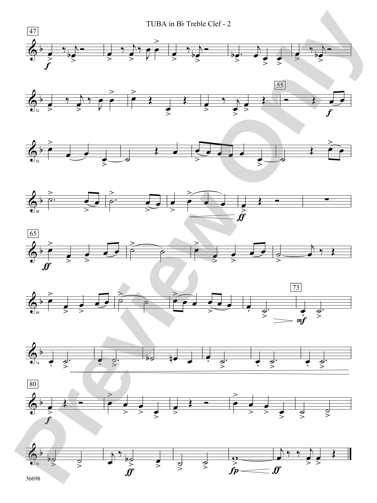Grasp the Dream: (wp) B-flat Tuba T.C.