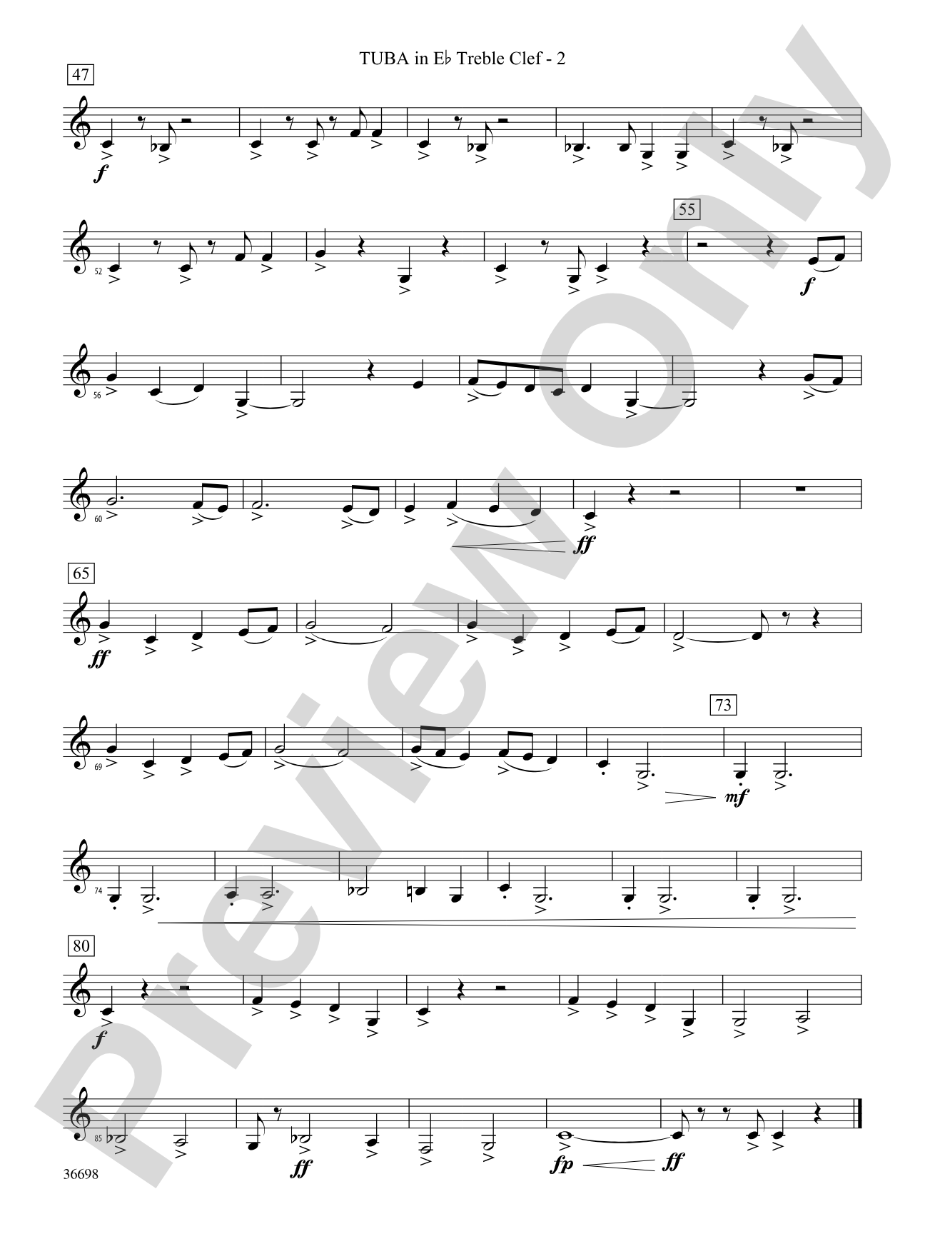 Grasp the Dream: (wp) E-flat Tuba T.C.