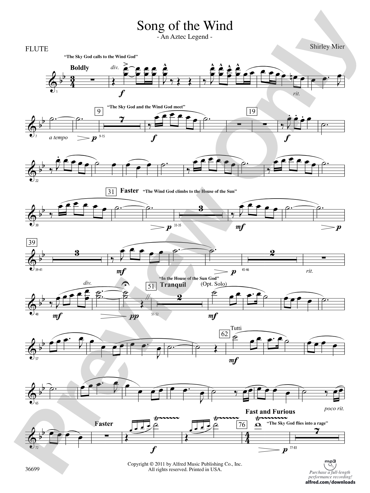 Song of the Wind: Flute