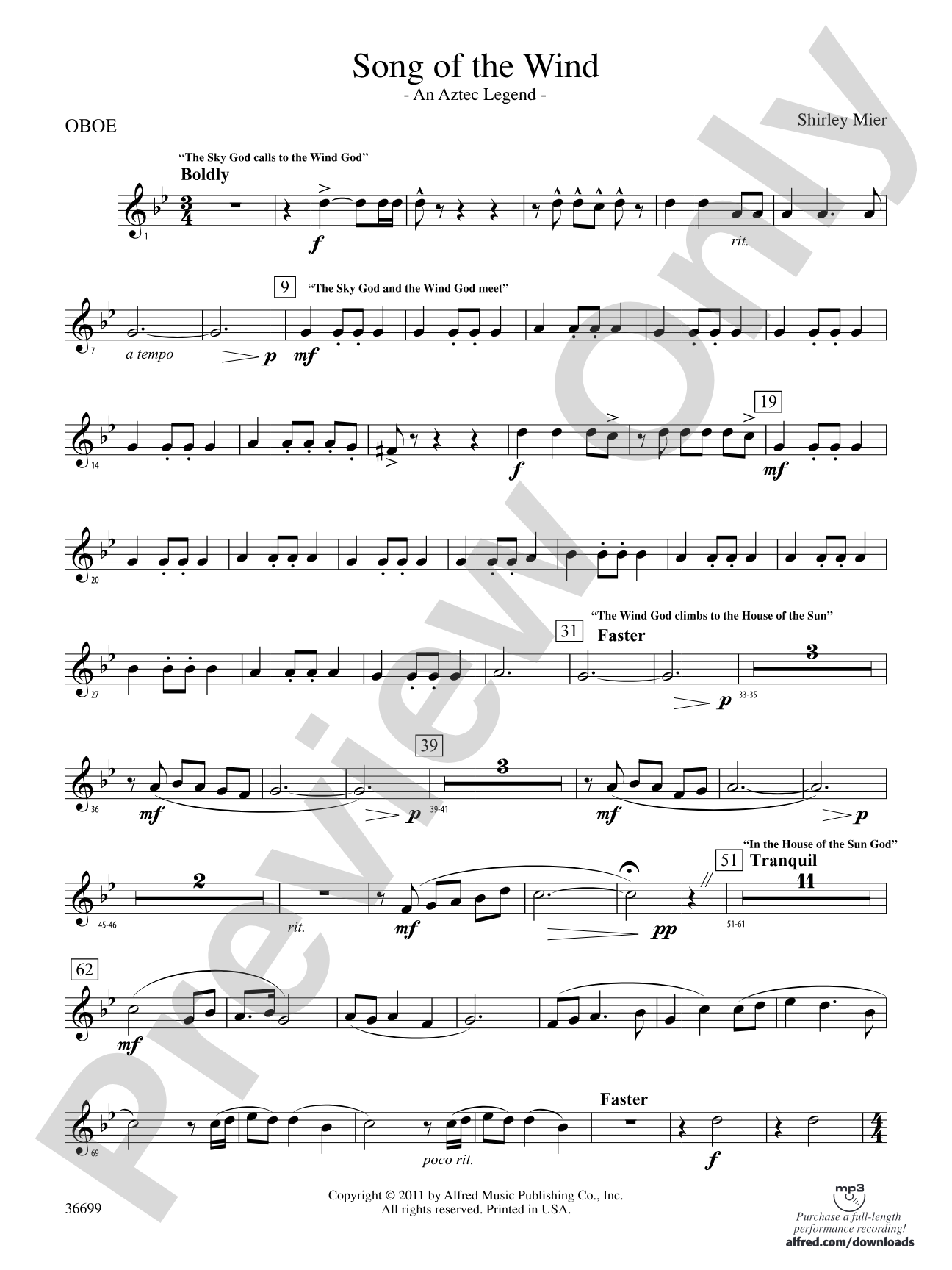 Song of the Wind: Oboe