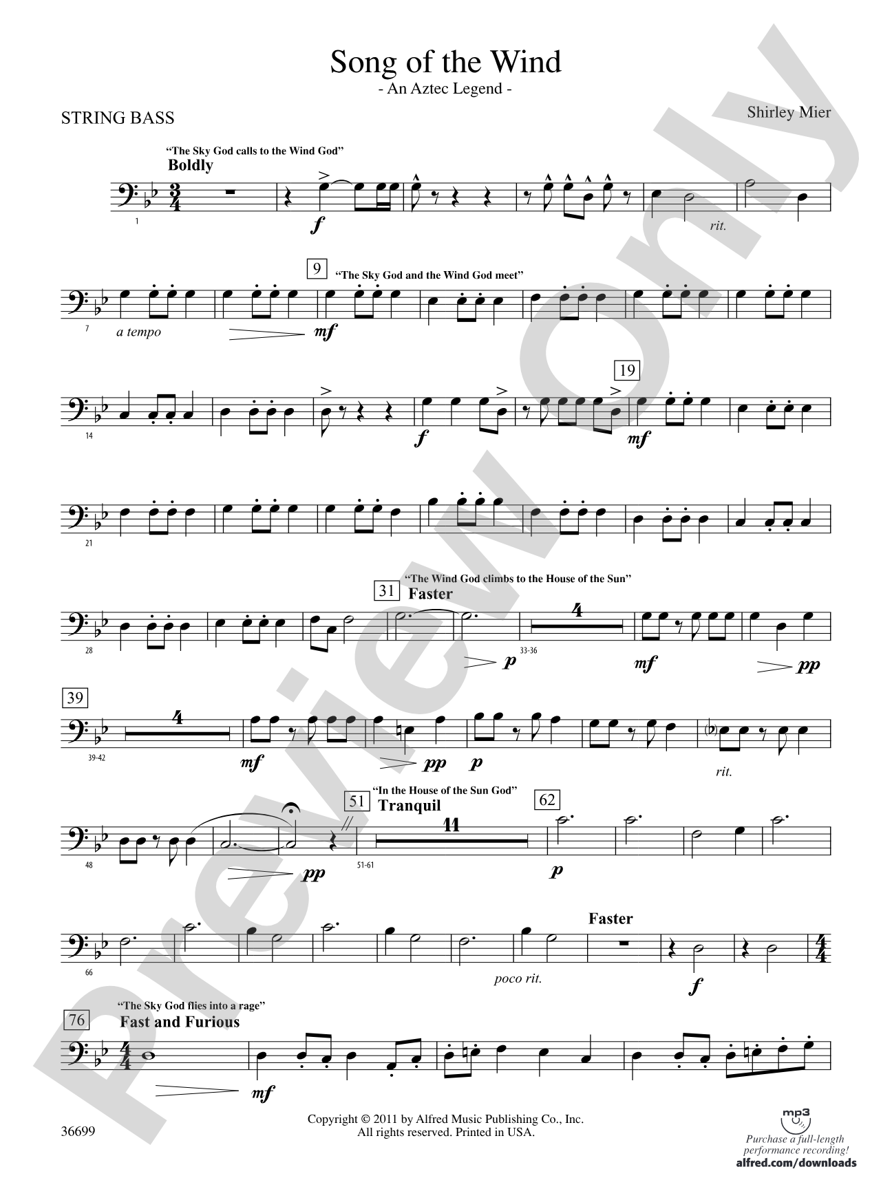 Song of the Wind: (wp) String Bass