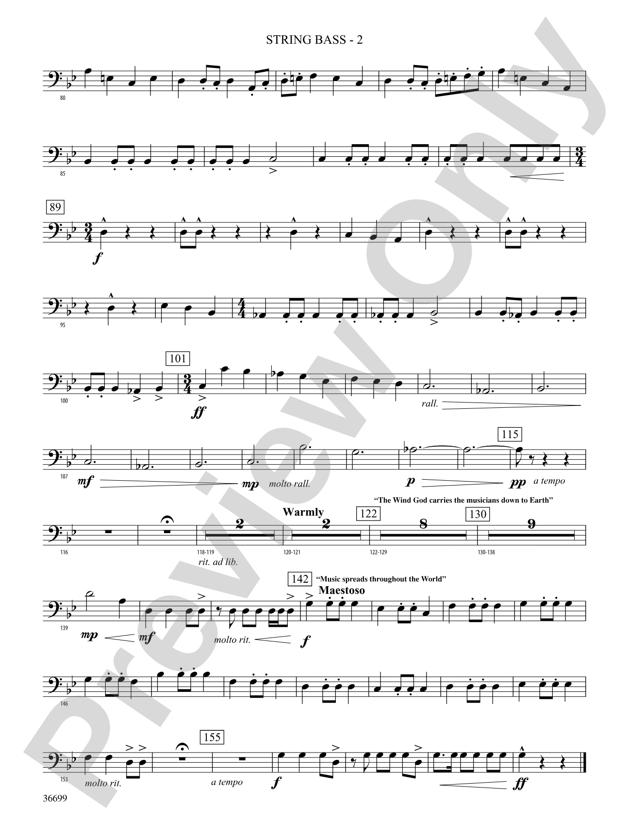 Song of the Wind: (wp) String Bass