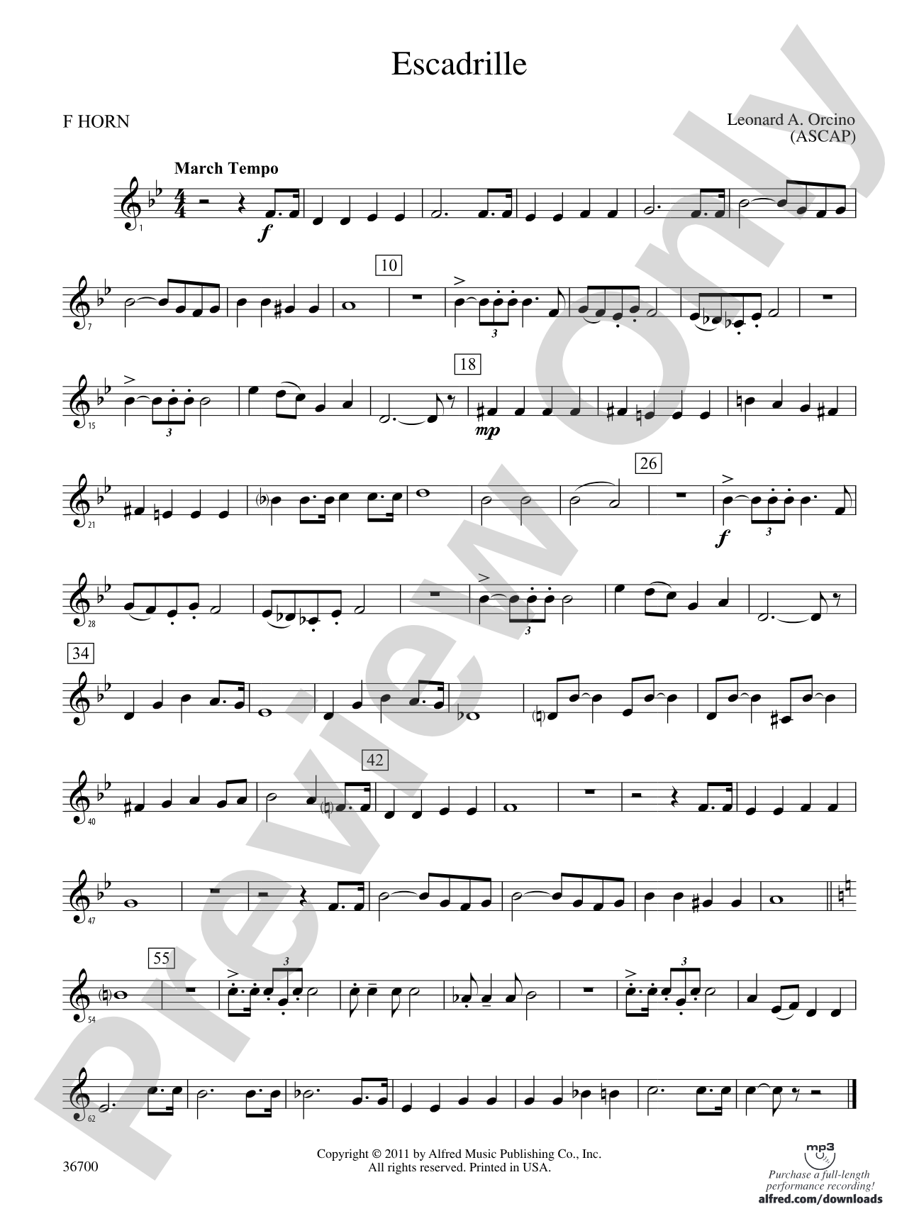 Escadrille: 1st F Horn