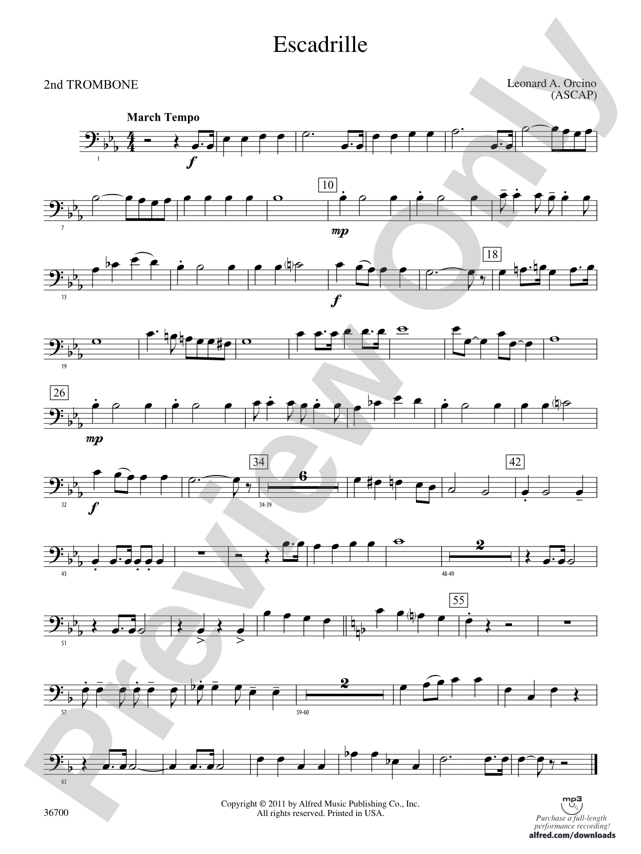Escadrille: 2nd Trombone