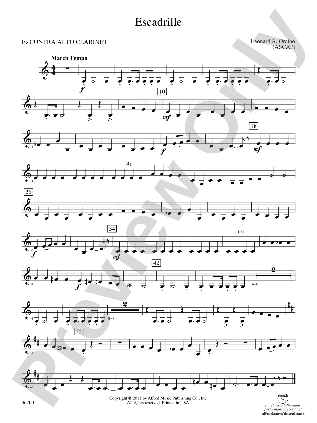 Escadrille: (wp) E-flat Contrabass Clarinet