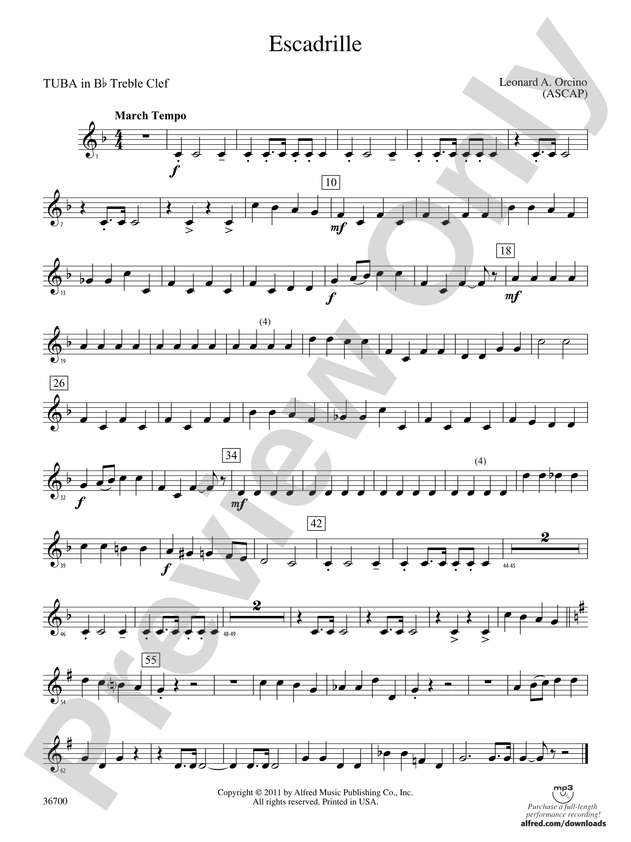 Escadrille: (wp) B-flat Tuba T.C.