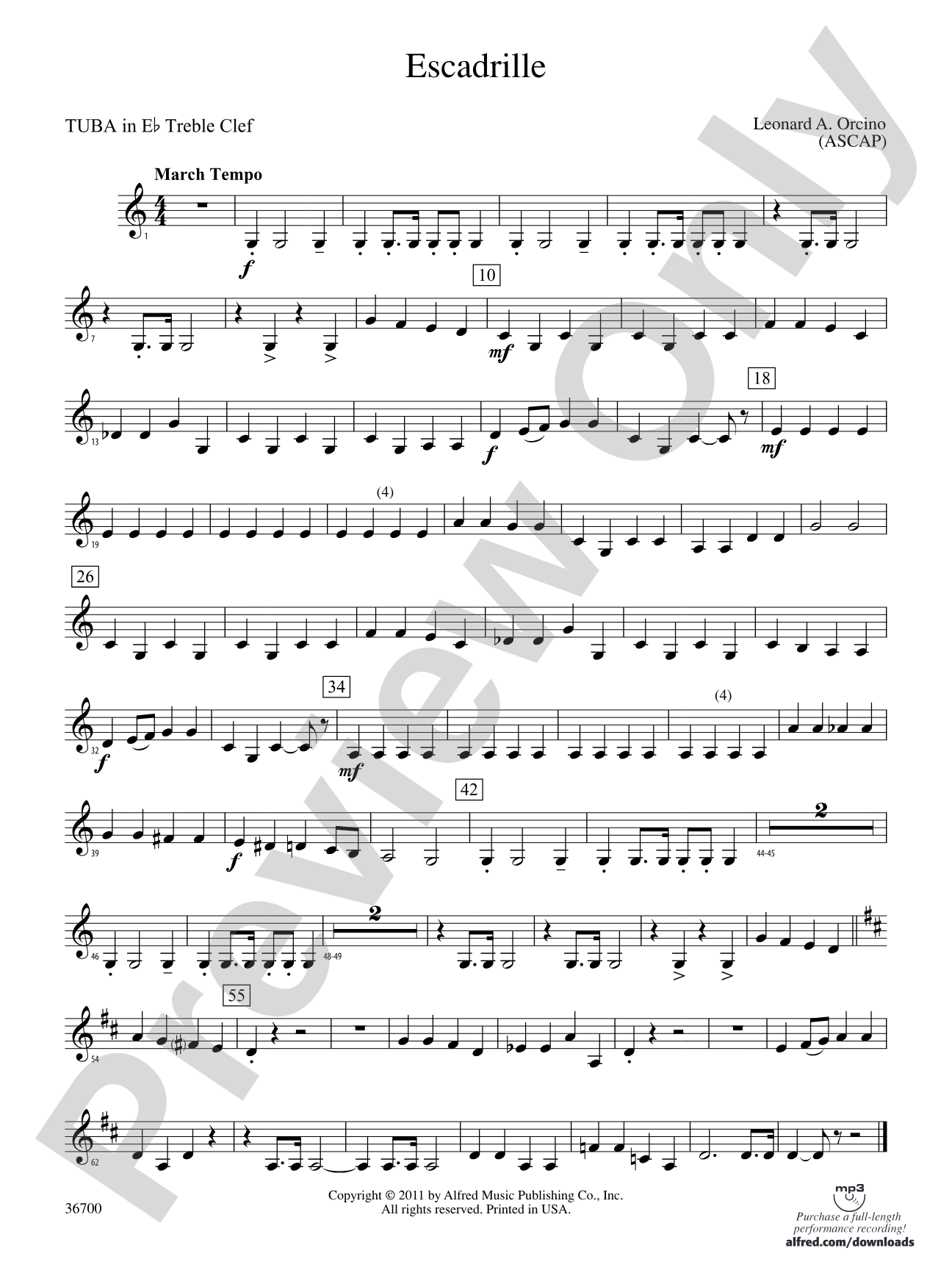Escadrille: (wp) E-flat Tuba T.C.