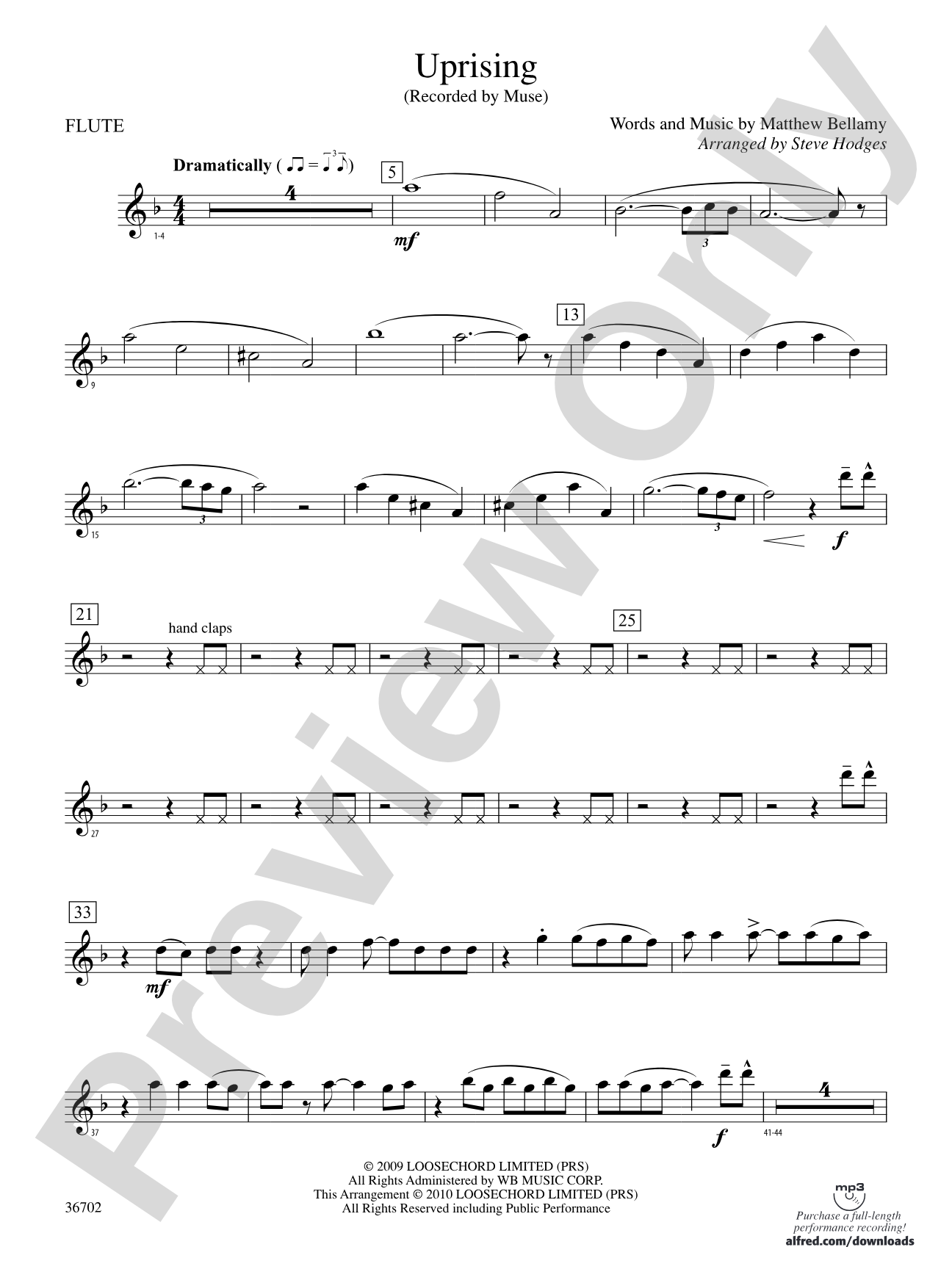 Uprising: Flute