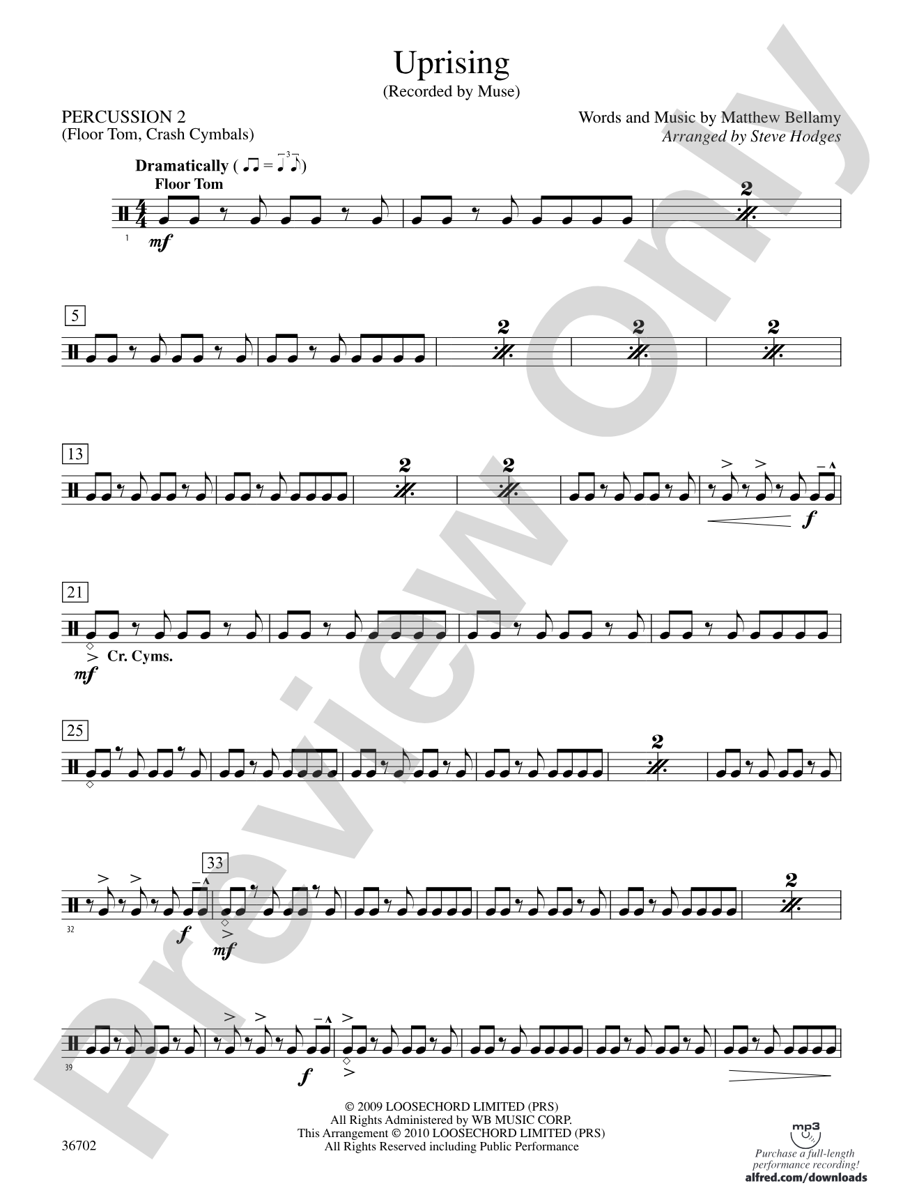 Uprising: 2nd Percussion