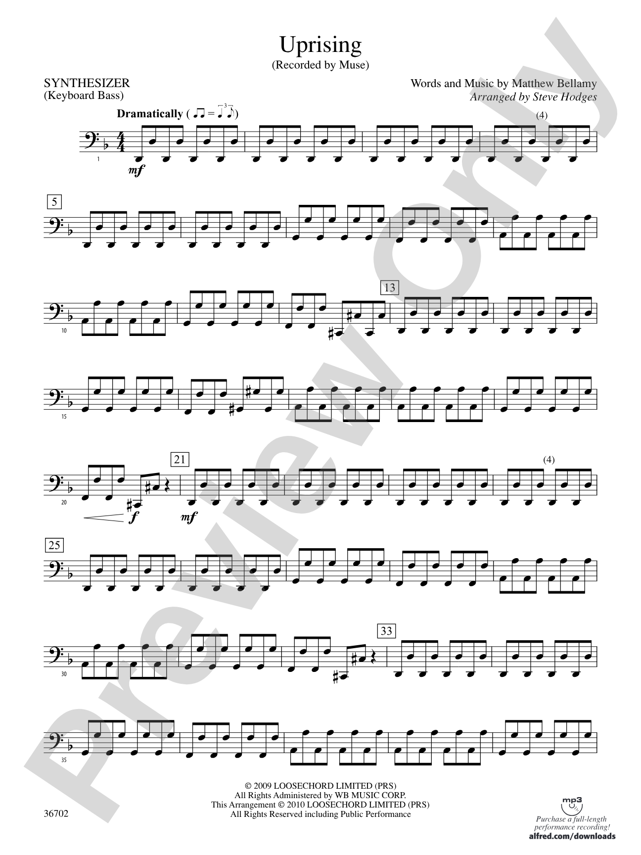 Uprising: Synthesizer